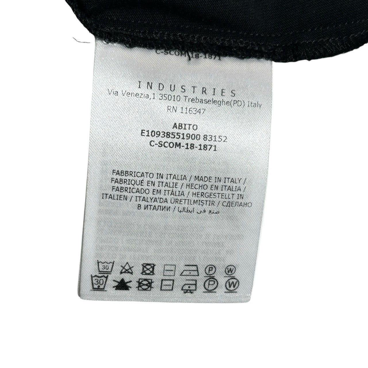 MONCLER(モンクレール) ABITO Logo patch nylon switching flare dress ロゴ ワッペン ナイロン 切替 フレア ワンピース E10938551900 M ブラック ひざ丈 長袖