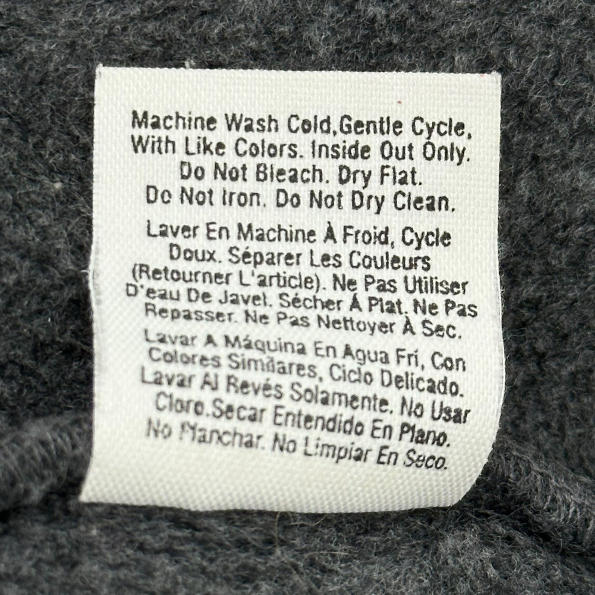 DKNY(ダナキャランニューヨーク) 90’s Tech System Fleece Jacket テック システム フーデッド フリース ジャケット S グレー×ブラック 90年代~00年代 ヴィンテージ Y2K