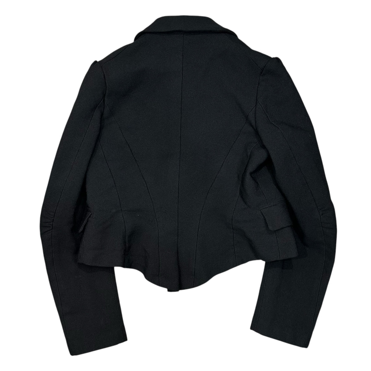COMME des GARCONS COMME des GARCONS(コムデギャルソンコムデギャルソン) 2018AW Polyester Felted Short-Length Jacket ポリ 縮絨 ショートレングス ジャケット RB-J024 S ブラック AD2018