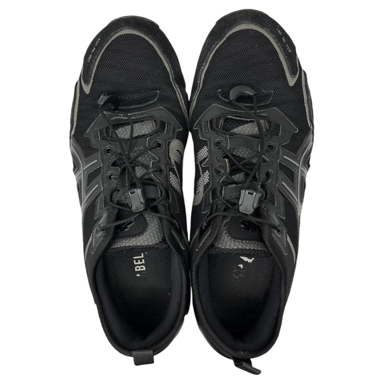 asics×NULABEL CM1Y0K42(アシックス×ニューレーベル) GEL-QUANTUM 360 6 ゲルクォンタム 360 6 1203A031 27.5cm ブラック ローカット スニーカー コラボ