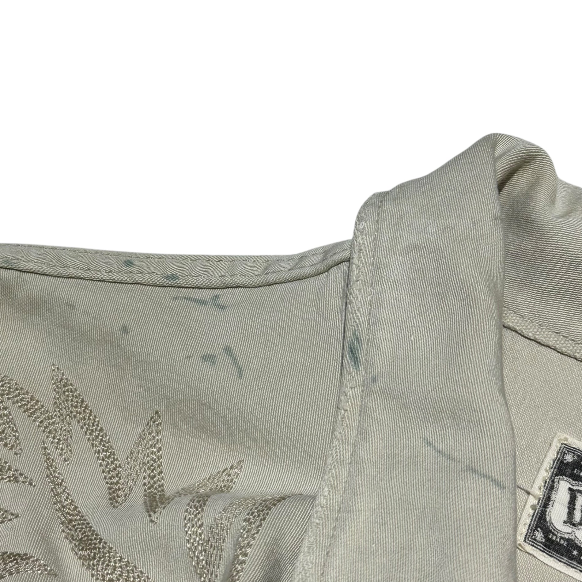 RRL(ダブルアールエル) 00's Western Stitch Vintage-Washed Jacket ウエスタン ステッチ ヴィンテージ加工 ジャケット JR-RL-HM-4182 M アイボリー