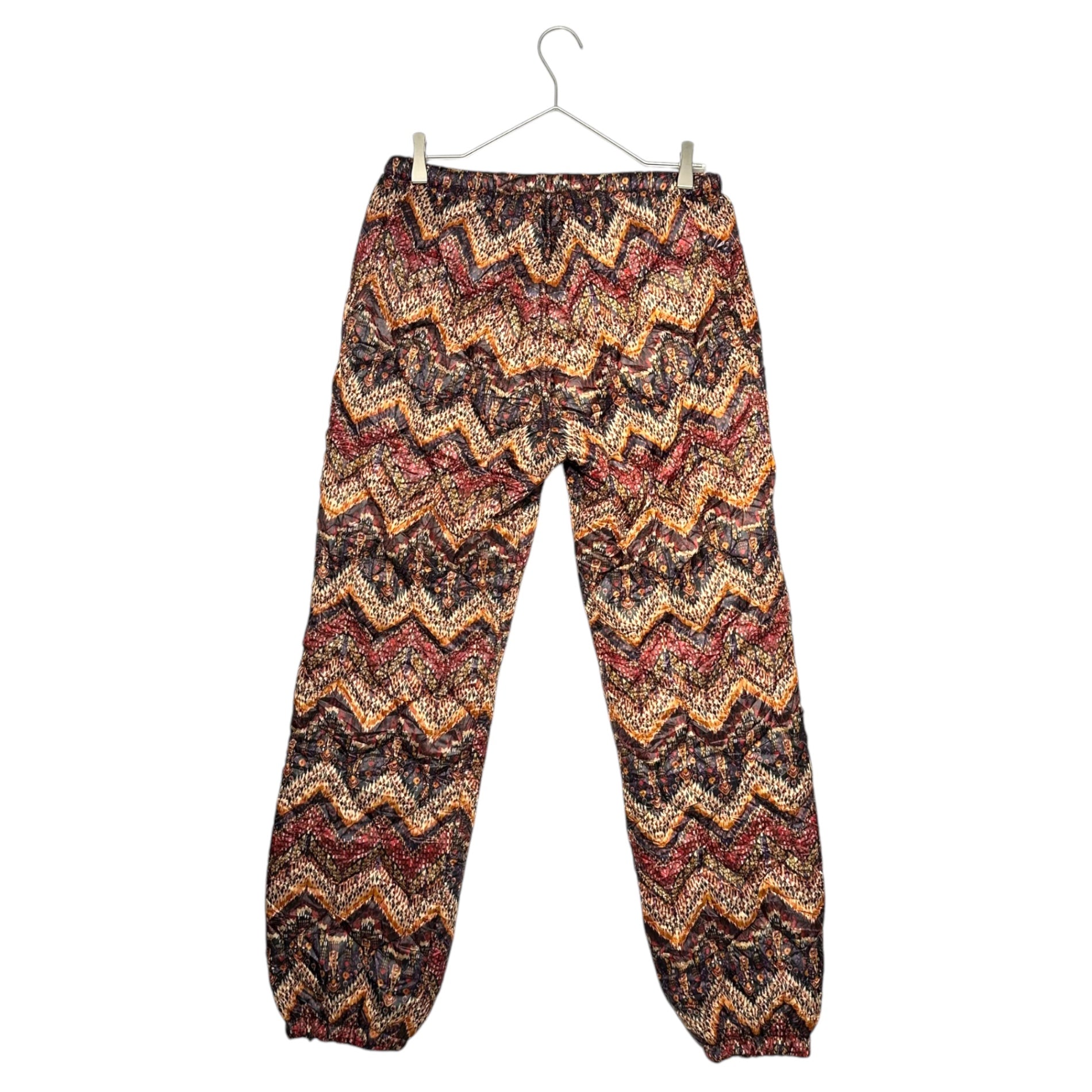 NEEDLES×ts(s)(ニードルズ×ティーエスエス) 22AW Zipped Pant – Quilted Poly Cloth ジップ パンツ キルティング ポリクロス S ブラウン ジョガー 中綿 コラボ