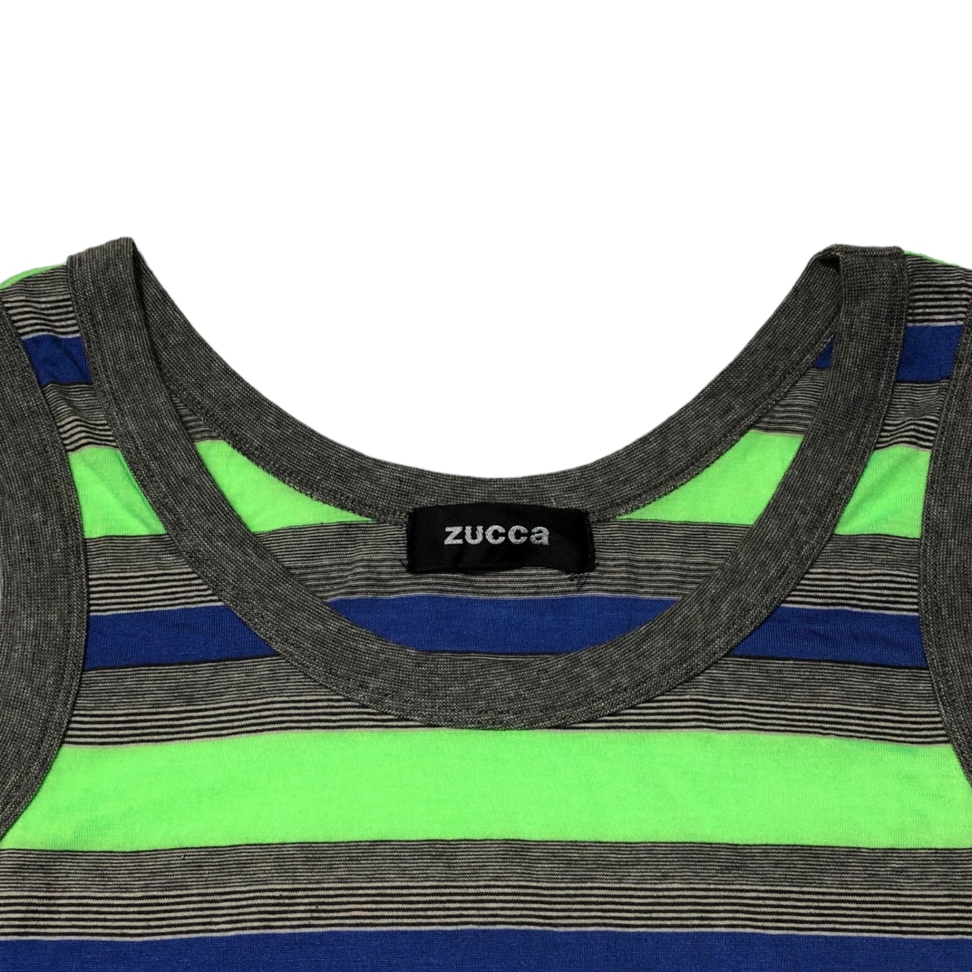 zucca(ズッカ) 11SSボーダーノースリーブワンピース ZU11JH430 M ミックス