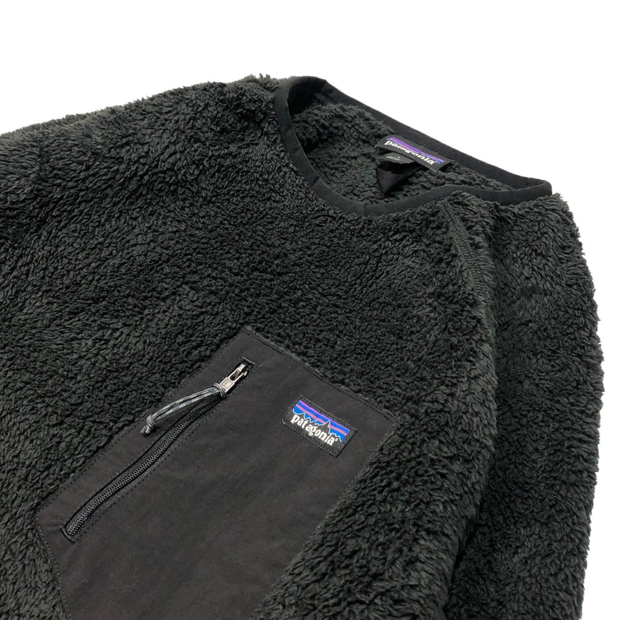 Patagonia(パタゴニア) Los Gatos Fleece Crew ロスガトス フリース クルーネック 25895FA21 L ブラック