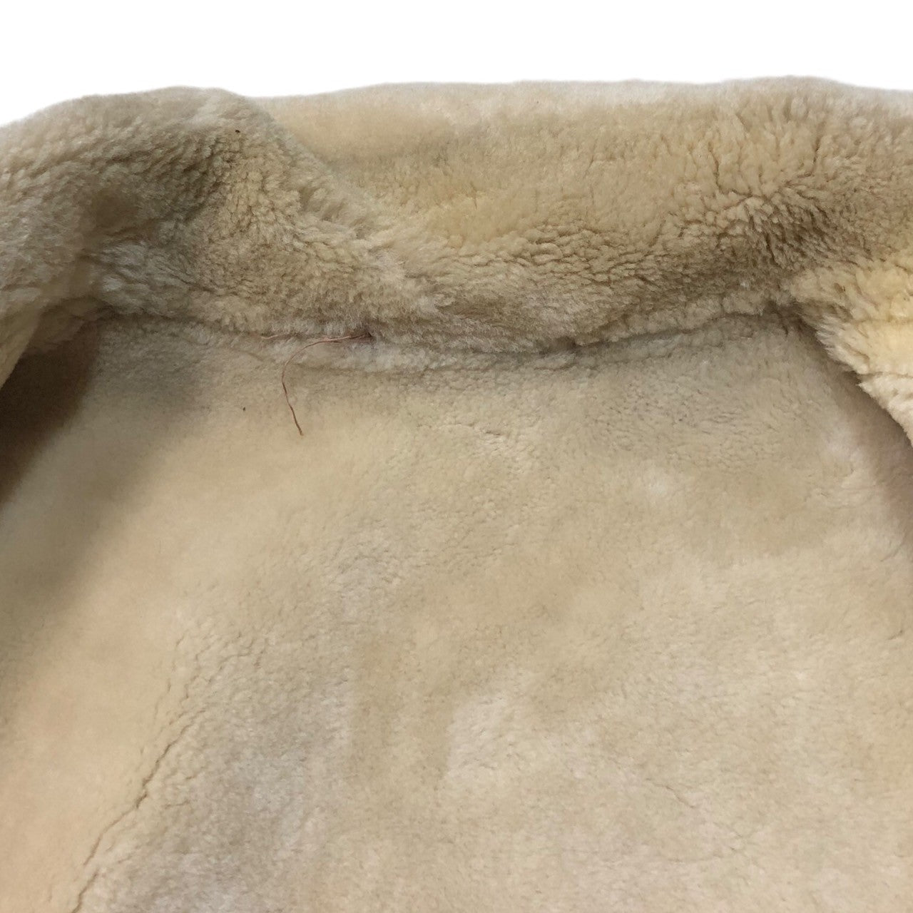 VINTAGE(ヴィンテージ) 80~90's genuine shearling jacket ムートンジャケット ヴィンテージ ベージュ×アイボリー