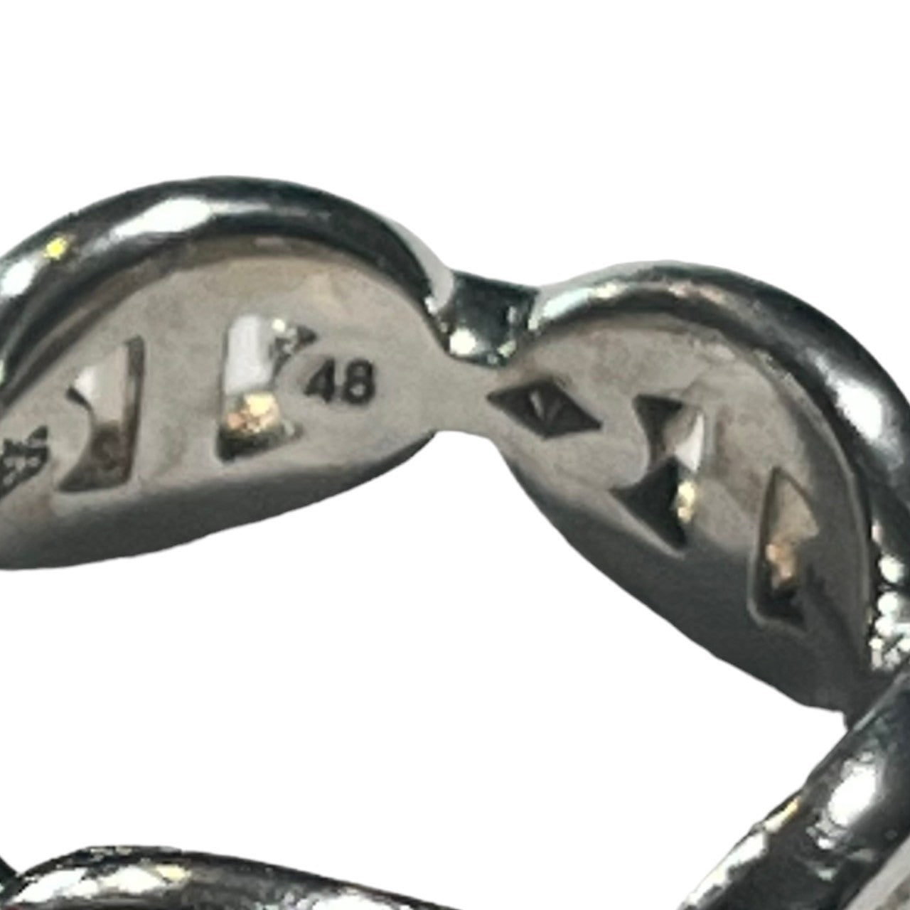 HERMES(エルメス) Chaine d'Encre En Chaine シェーヌダンクル アンシェネ リング silver925 48(7号) シルバー ジュエリー 箱付