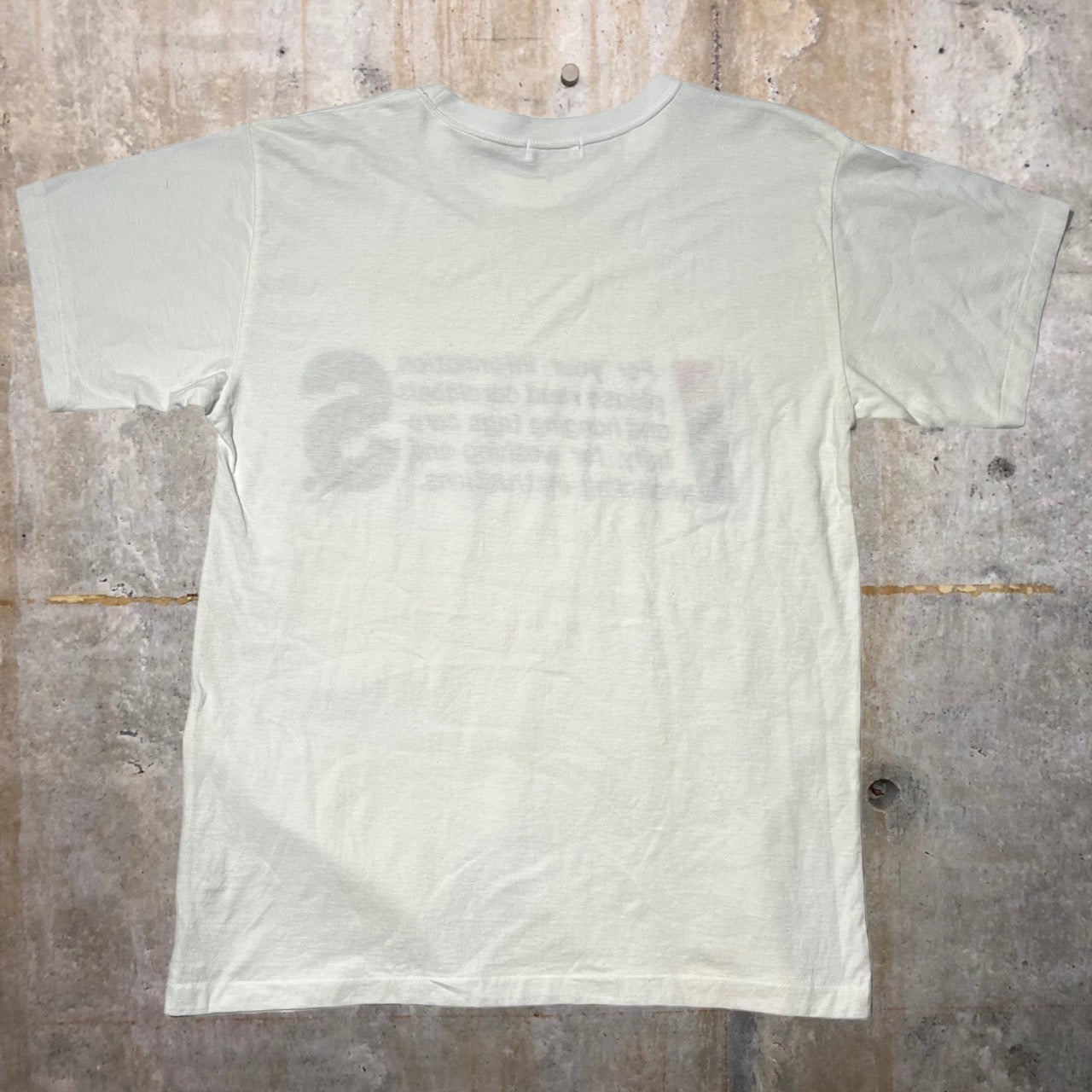 i.s. ISSEY MIYAKE(アイエス イッセイミヤケ) 90's "IS"logo print T-shirt/ロゴTシャツ IS10-JK004 M ホワイト