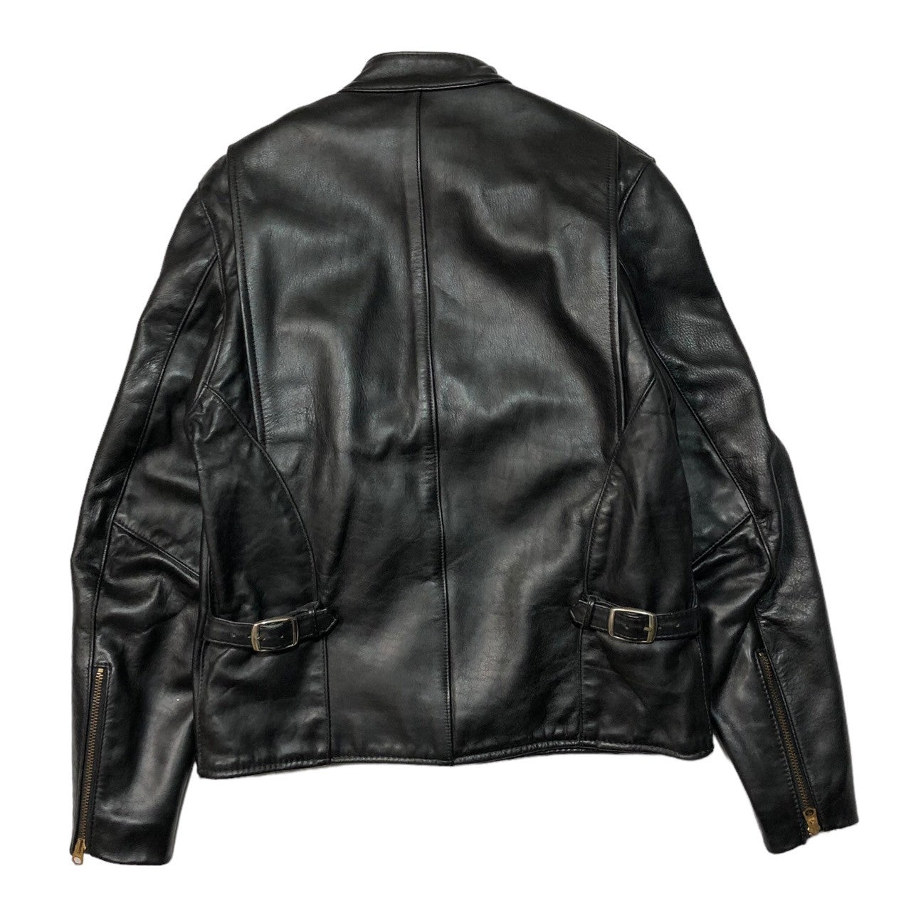 VANSON(バンソン) type B single rider jacket シングル ライダース ジャケット レザー ジャケット タイプB 18877A07 40(L程度) ブラック
