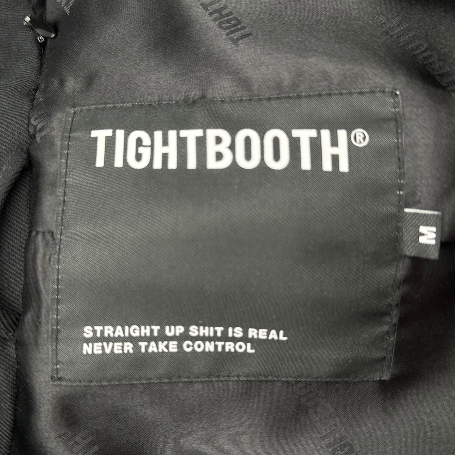 TIGHTBOOTH(タイトブース) 24AW SINGLE 2B JACKET FORMAL BAGGY SLACKS Set Up シングル 2ボタン ジャケット フォーマル バギー スラックス セットアップ スーツ JKT(FW24-ST01) PT(FW24-ST02) M ブラック 少数生産品
