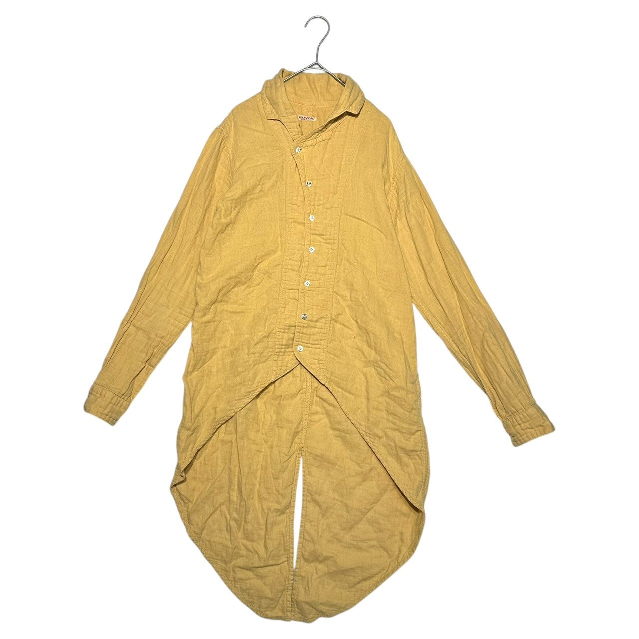 kapital(キャピタル) cotton swallowtail shirt blouse コットン 燕尾 シャツ ブラウス K1408LS10 1(S) イエロー