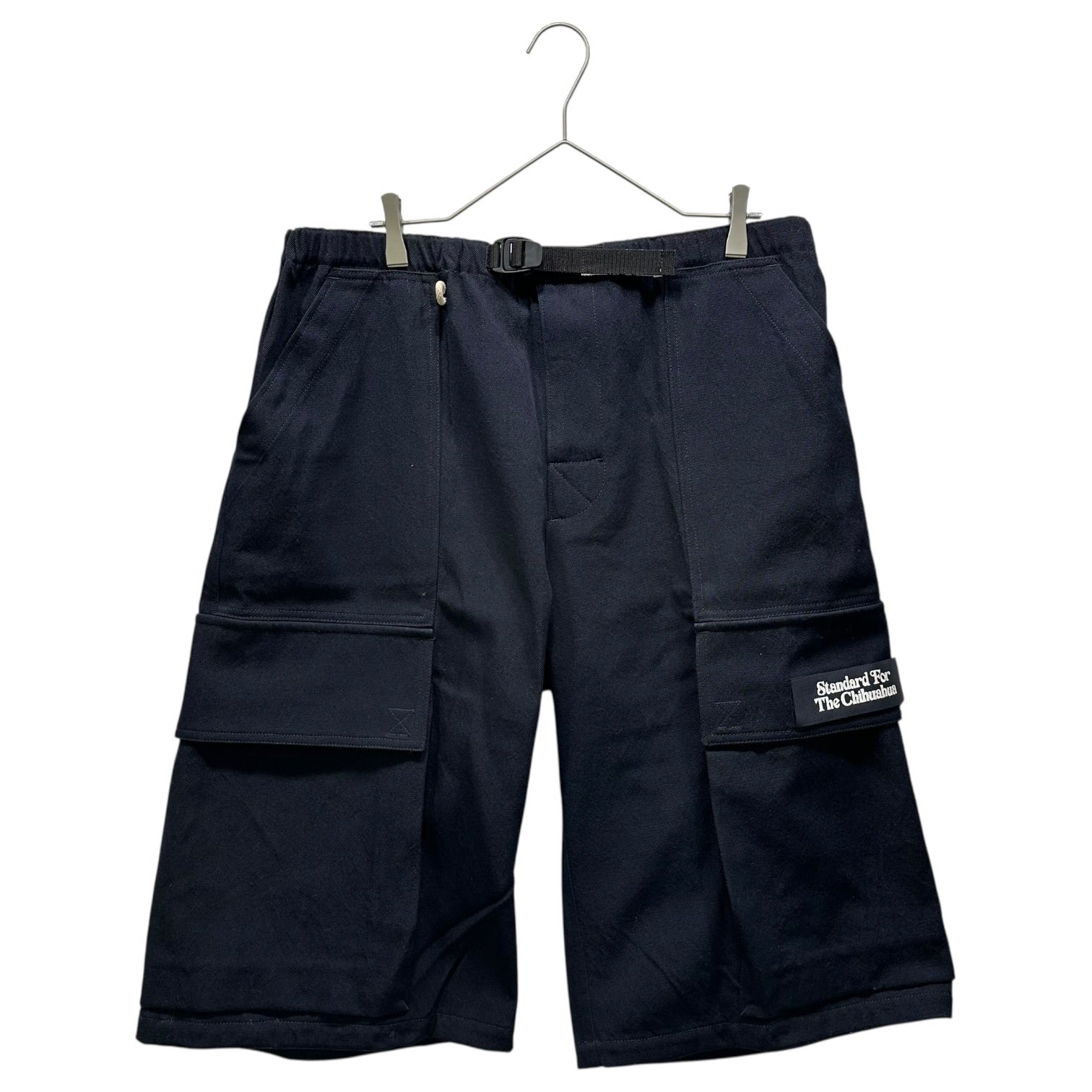 Standard For The Chihuahua(スタンダード フォー ザ チワワ) 90's Wool Cotton Wide Shorts 90年代 ウール コットン ワイド ショーツ IH351-75002JD G ダークネイビー