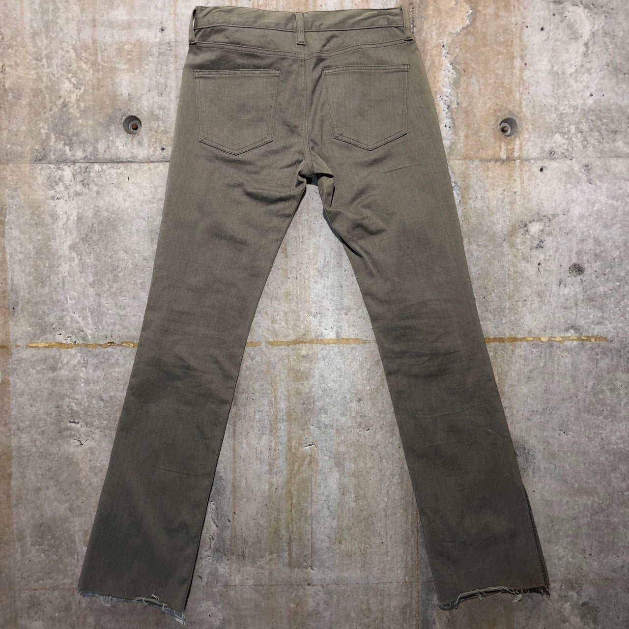 COMME des GARCONS JUNYA WATANABE(コムデギャルソンジュンヤワタナベ) 18AWストレッチサイドスリットカットオフデニムパンツ JB-P001 S グレー AD2018