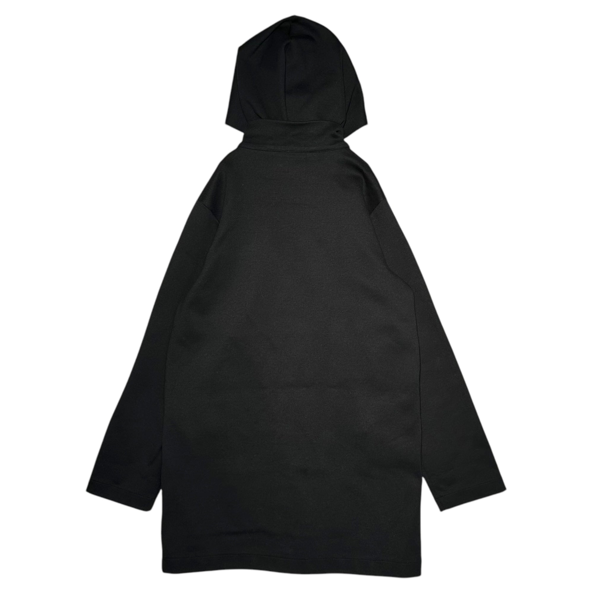 Agnes b. homme(アニエスベーオム) Snap Button Hooded Coat スナップ ボタン フーデッド コート H193JDX6 S ブラック