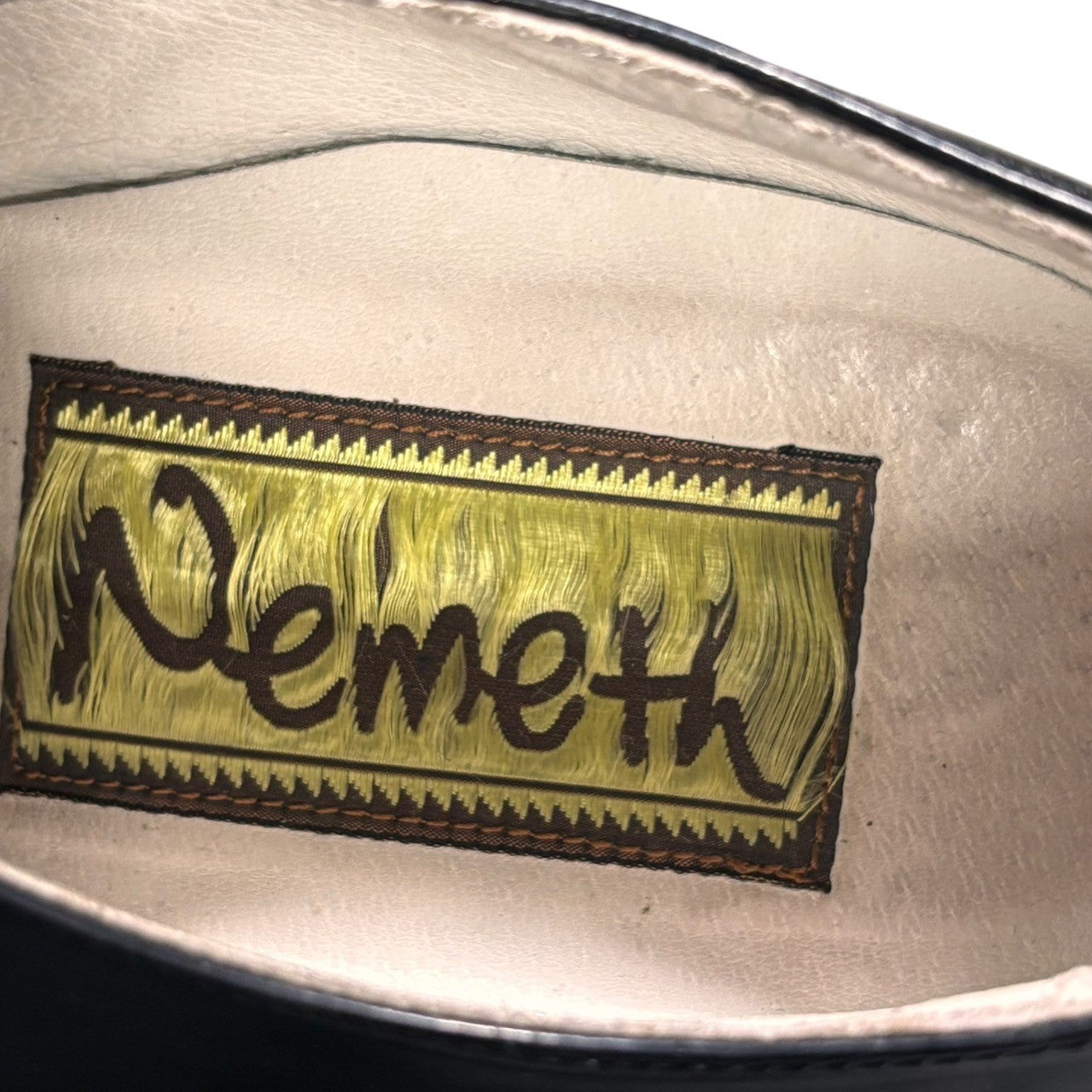 Nemeth(ネメス) Platypus leather shoes カモノハシ レザー シューズ 28cm ブラック 革靴