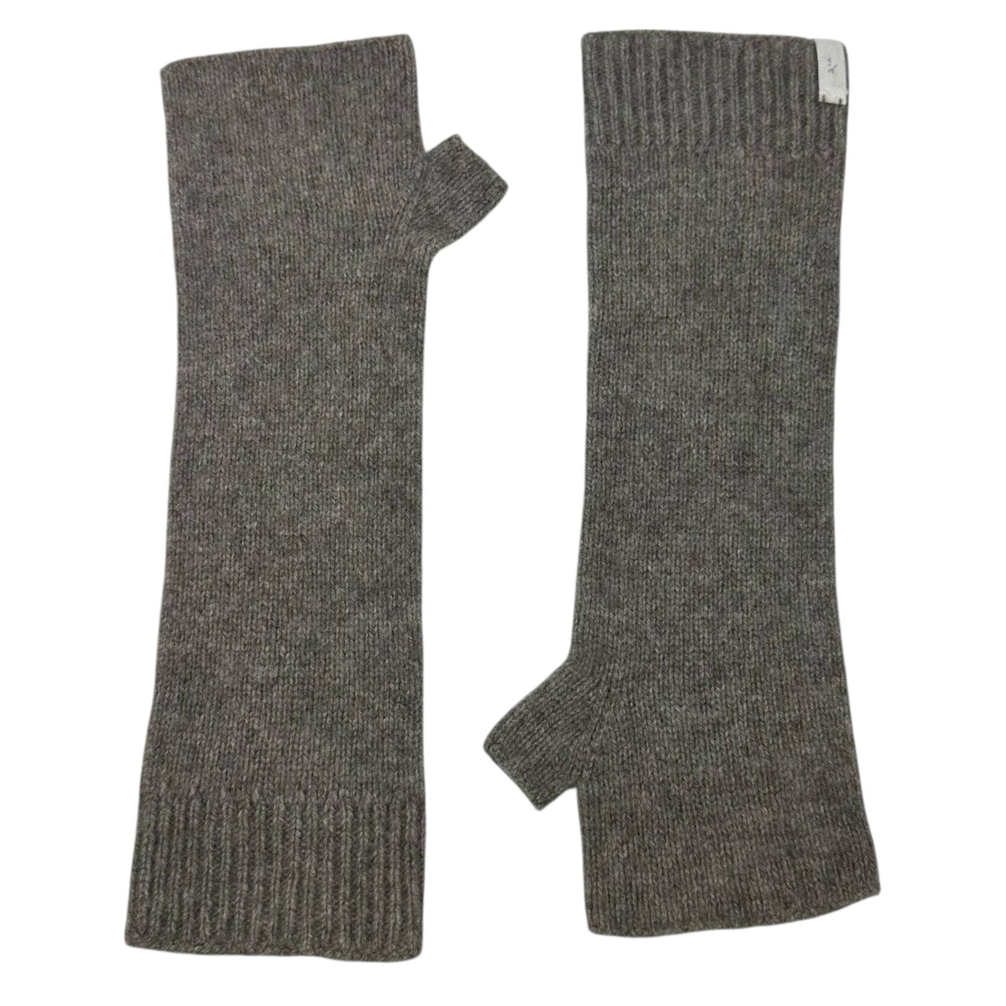 evam eva vie(エヴァムエヴァヴィー) Cashmere Knit Arm Covers カシミア ニット アームカバー グレー 手袋