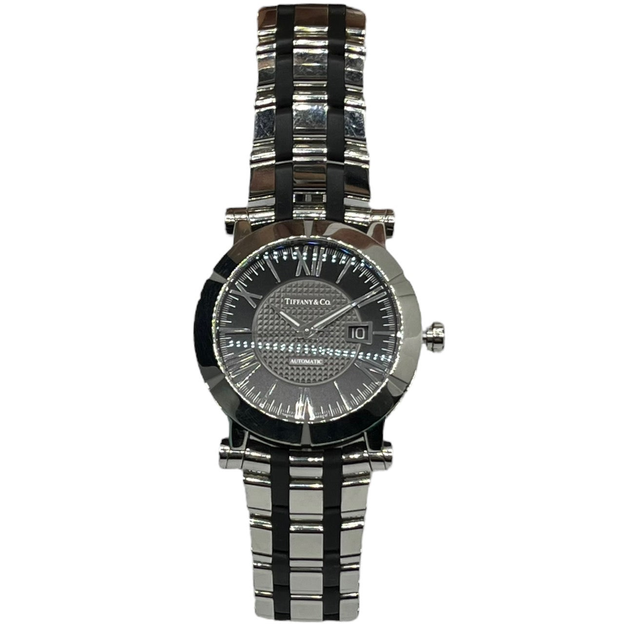 TIFFANY & CO.(ティファニー) アトラス ジェント/アナログ腕時計/自動巻き Z1000.70.12A.10A00A 文字盤:ブラック 箱/ギャランティー/領収書付き