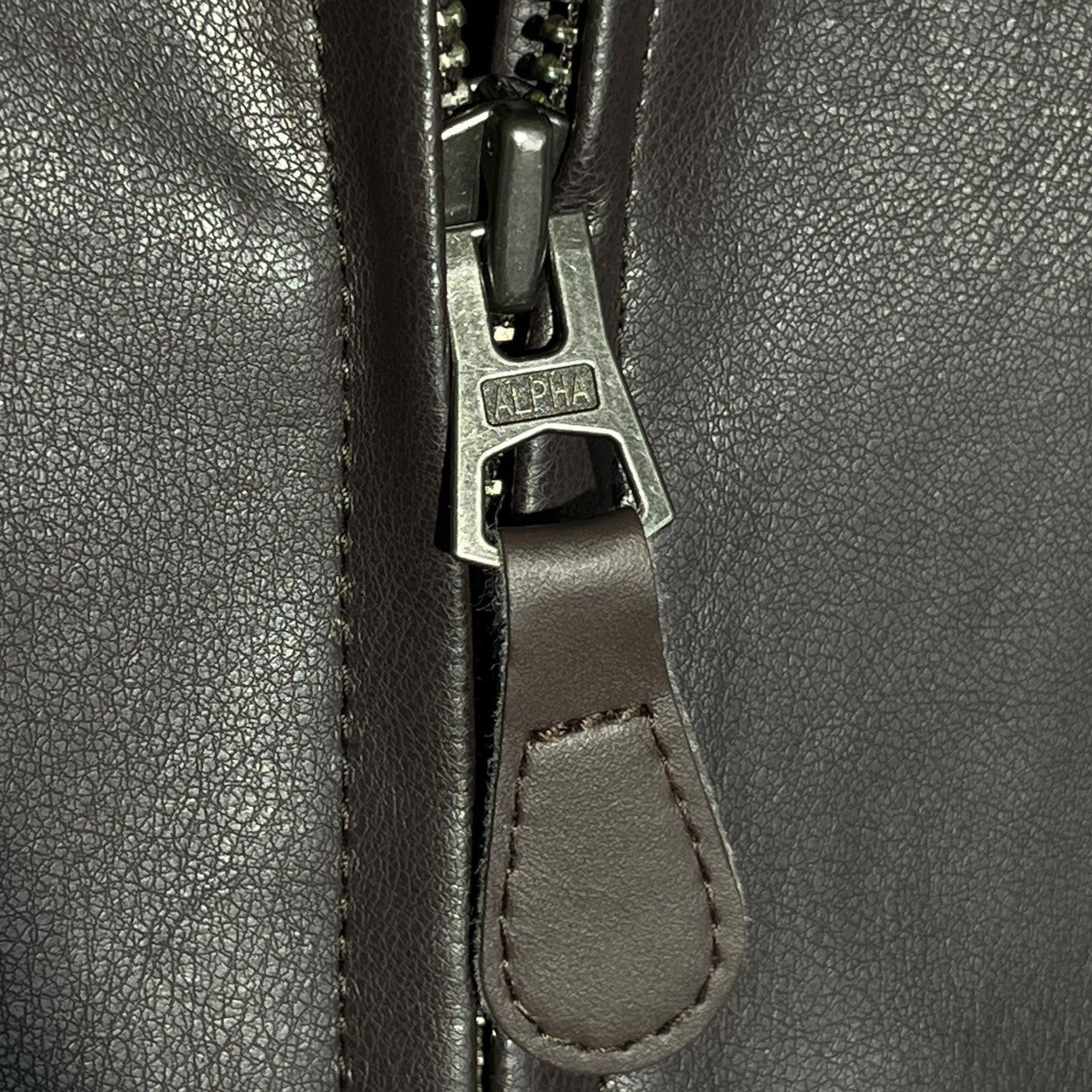 ALPHA INDUSTRIES(アルファ インダストリーズ) faux leather blouson フェイク レザー ブルゾン ジャケット 合皮 TA1549-068 M ブルゾン