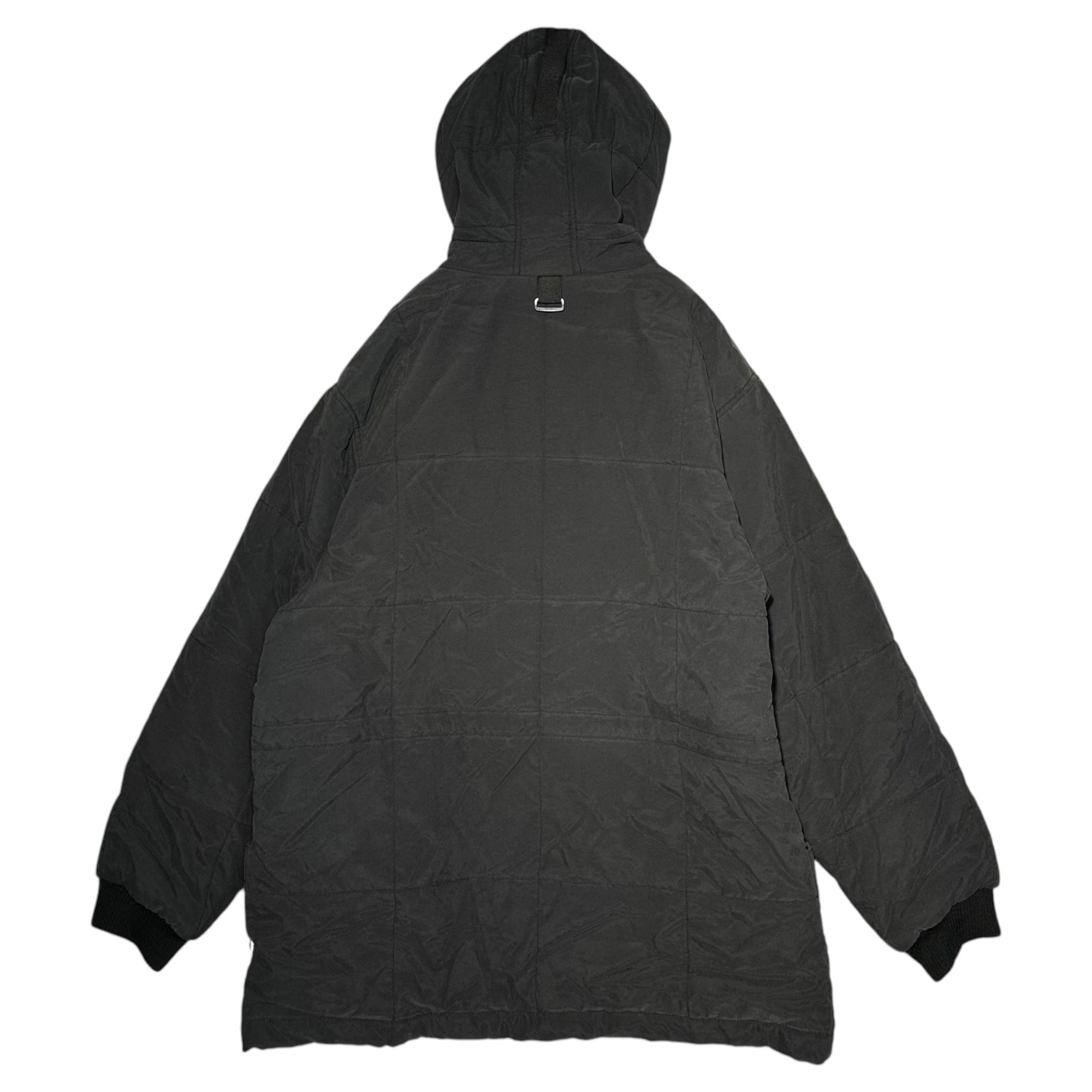 ARMANI JEANS(アルマーニジーンズ) Padded Hooded Coat パテッド フーデッド コート T6K07A4-12 52(XL程度) ブラック ジャケット