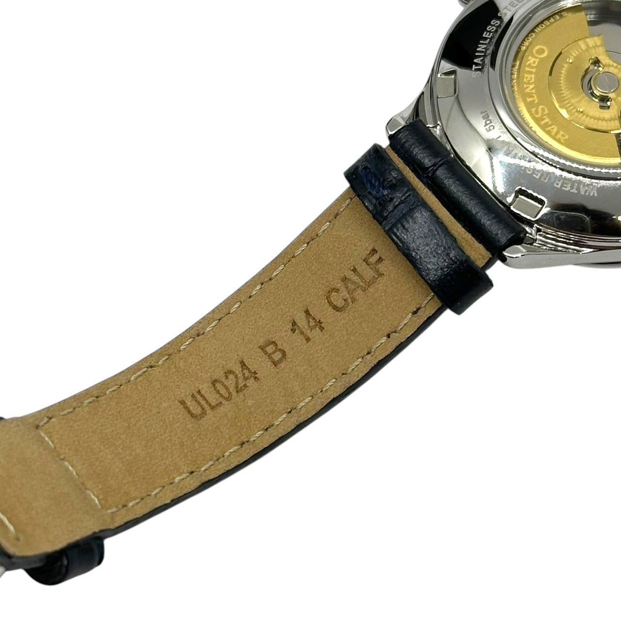 Orient Star(オリエントスター) Classic Semi-Skeleton クラシック セミ スケルトン 自動巻き 腕時計 55C4-UAA0 ホワイト 機械式 オープンハート ウォッチ 箱付