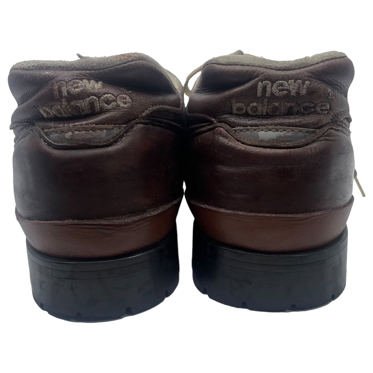 NEW BALANCE(ニューバランス) boots custom leather sneakers 「576 UK MADE」 ブーツカスタム レザースニーカー LM576NB SIZE 27.5 ブラウン リミテッドエディション個人カスタム オールソールカスタムメイド品 一点物