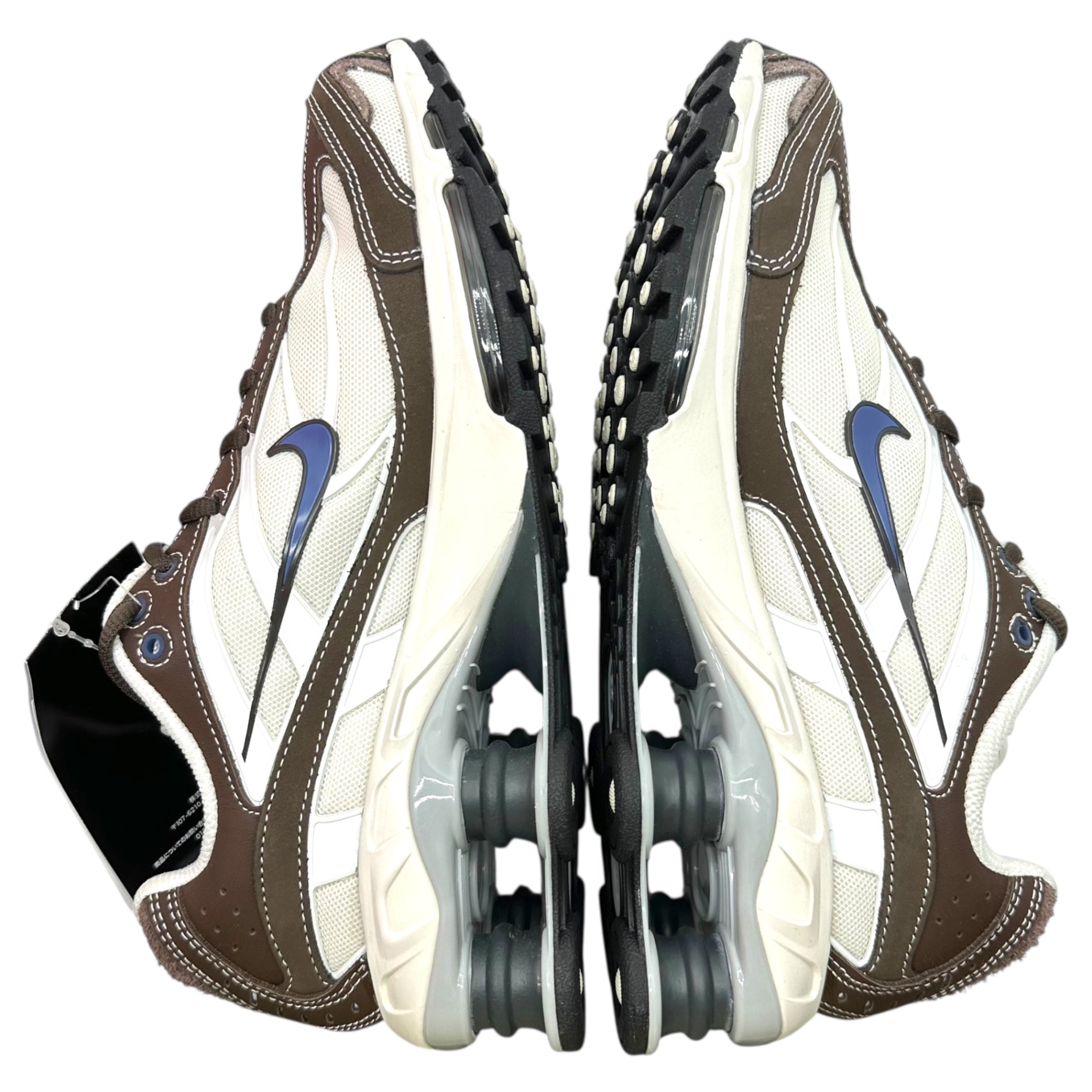 NIKE(ナイキ) Shox Ride 2 "Phantom and Baroque Brown" ショックス ライド 2 HV6349-200 25cm ホワイト×ブラウン ローカット スニーカー 箱付