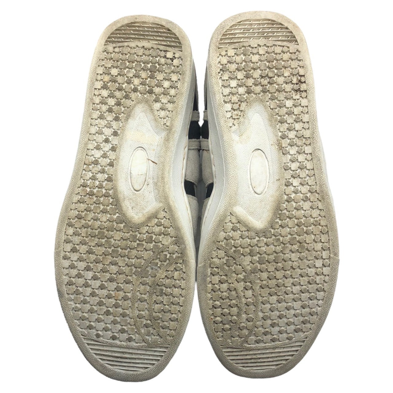 White Flags×ATTACHMENT(アタッチメント×ホワイトフラッグス) カウハイド スウェード レザー ハイカット スニーカー バイカラー サイドジップ 42(26.5cm程度) ライトグレー×ブラック 2012年 コラボ