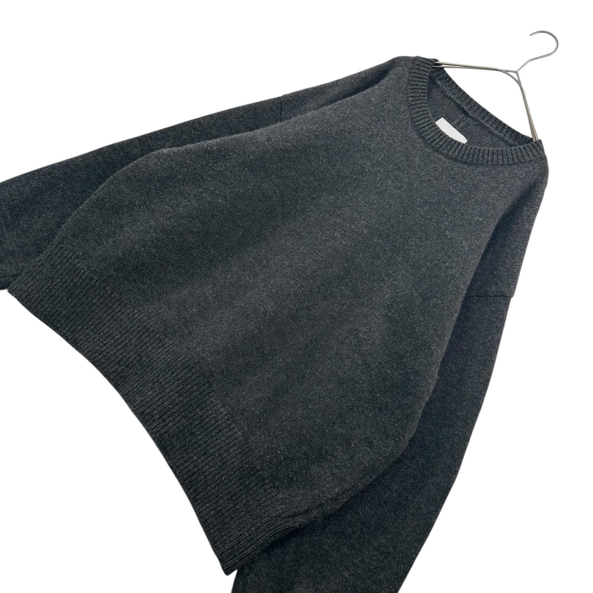 stein(シュタイン) 22AW EX FINE LAMBS CREW NECK KNIT LS ラム ウール クルーネック ニット ST.449 S チャコールグレー