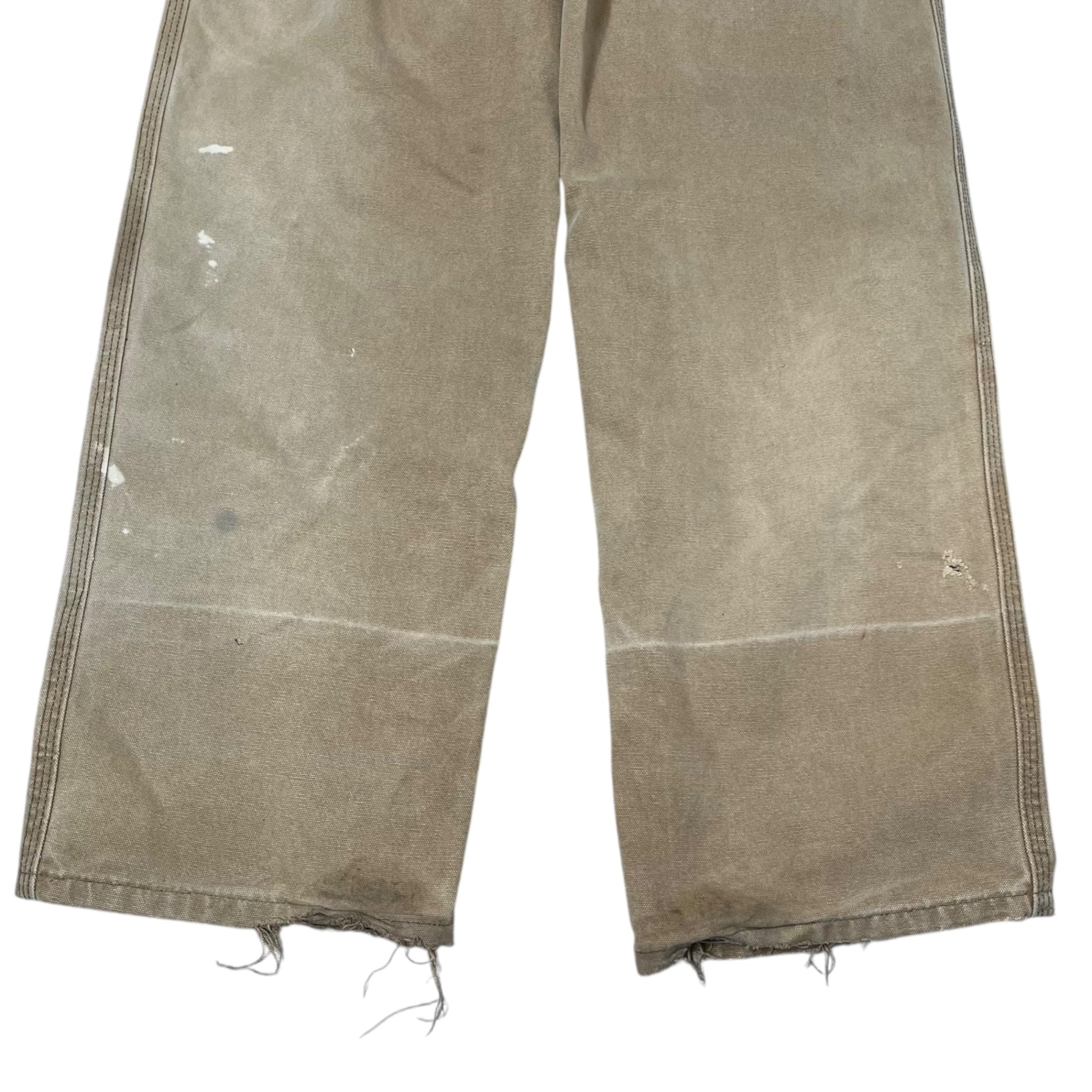 carhartt(カーハート) 00's Duck fabric painter pants ダック地 ペインター パンツ 16REGULAR(M程度) ベージュ 2002年製造