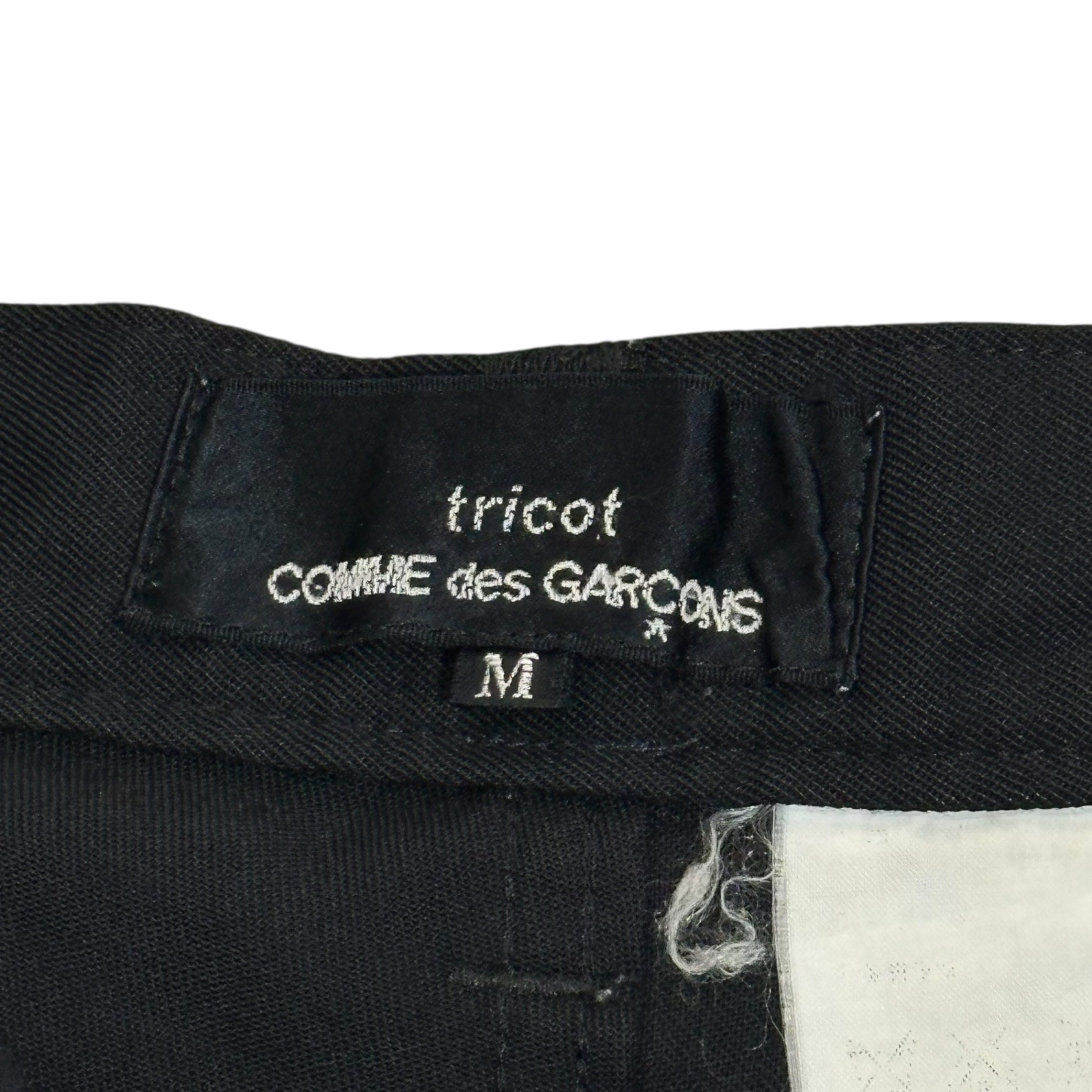 tricot COMME des GARCONS(トリココムデギャルソン) Straight Pants ストレート パンツ M ブラック