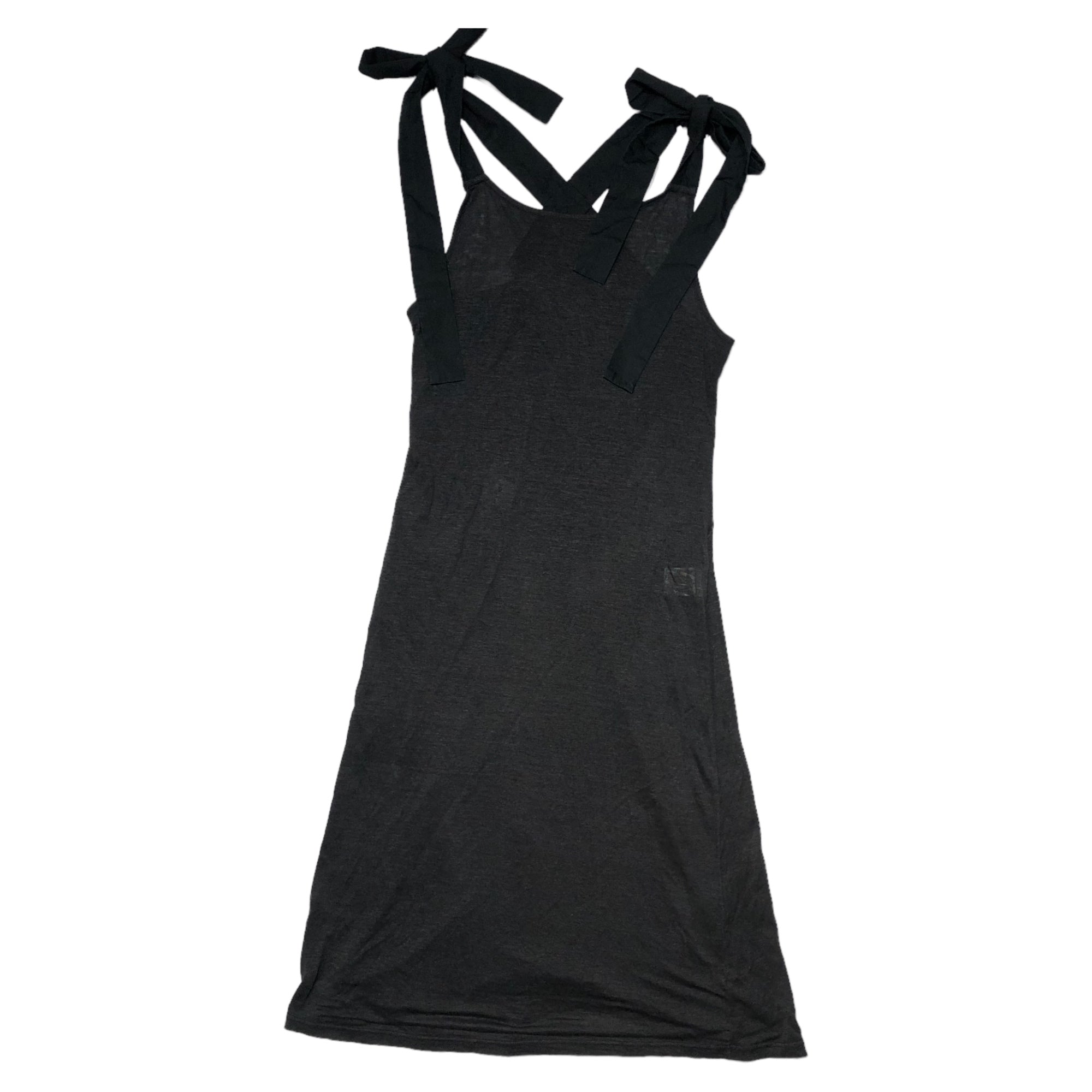 LIMI feu(リミフゥ) 15SS ホルターネック リネン ワンピース ドレス ノースリーブ サロペット キャミソール LU-T55-330 S グレー