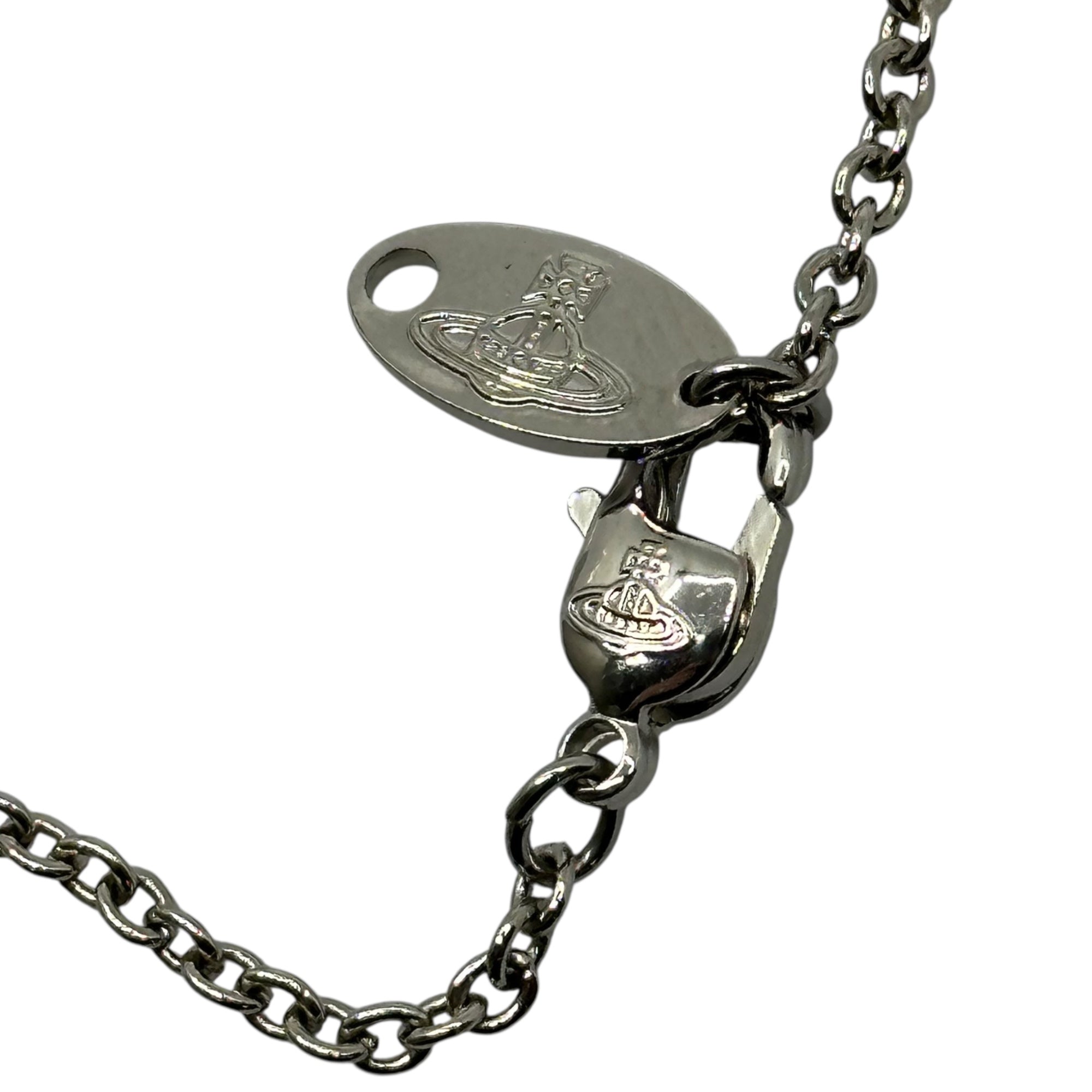 Vivienne Westwood(ヴィヴィアンウエストウッド) Diamante Heart Orb necklace ディアマンテ ハート オーブ ネックレス シルバー
