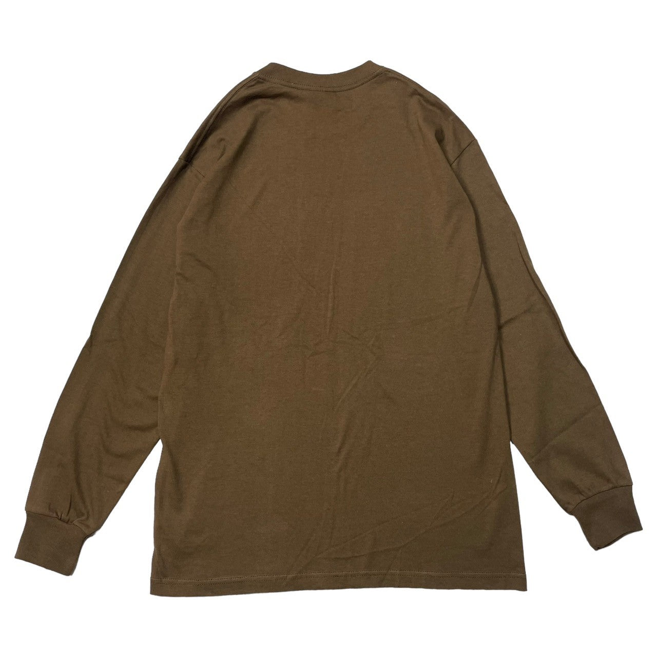 STUSSY(ステューシー) 90's~00's playing card logo トランプ ロゴ 長袖 カットソー ロンT 紺タグ SIZE M ブラウン 90~00年代 OLD STUSSY