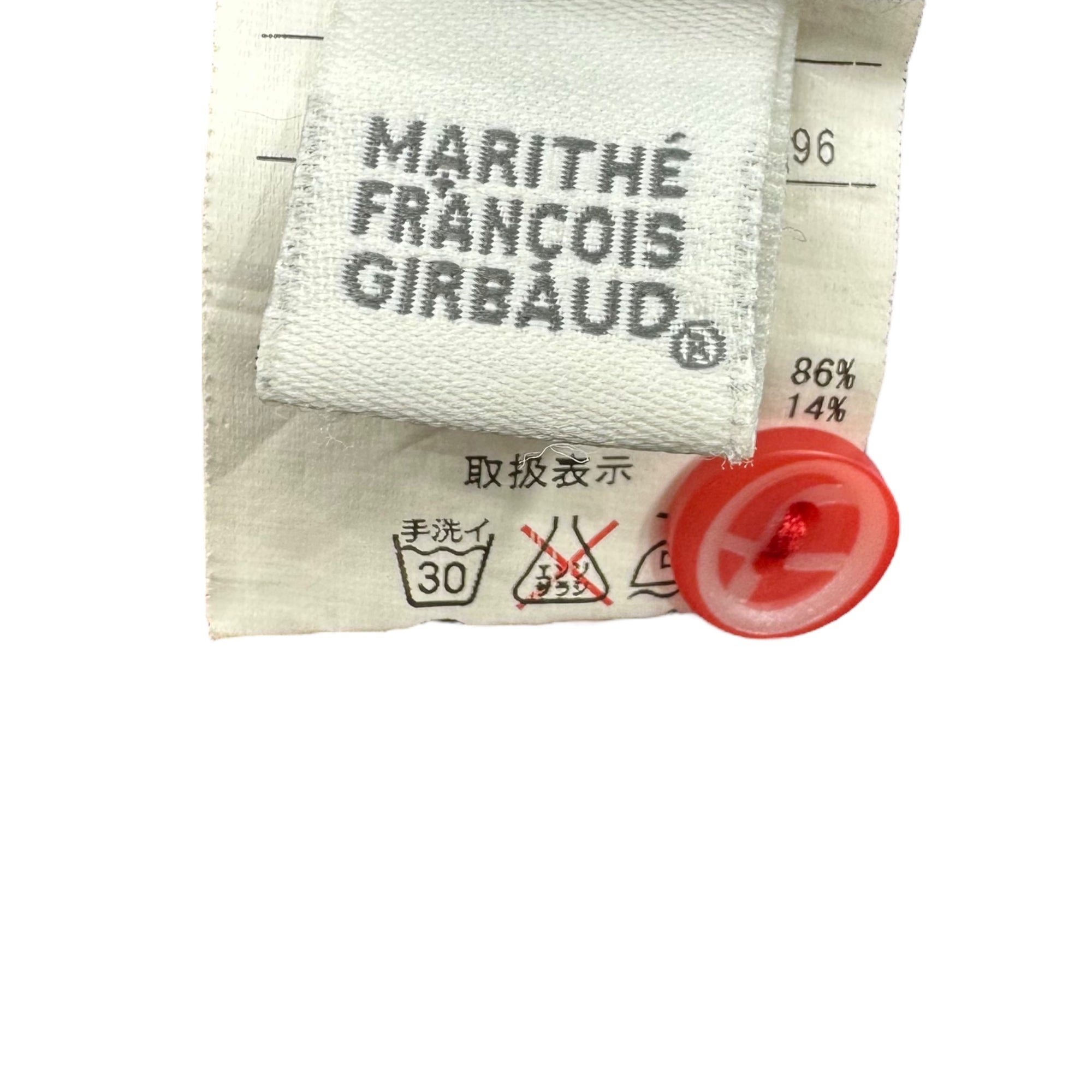 MARITHE FRANCOIS GIRBAUD(マリテフランソワジルボー) 00's Press Check Short Sleeve Shirt 00年代 プレス チェック 半袖 シャツ M6-5351 M ネイビー×レッド