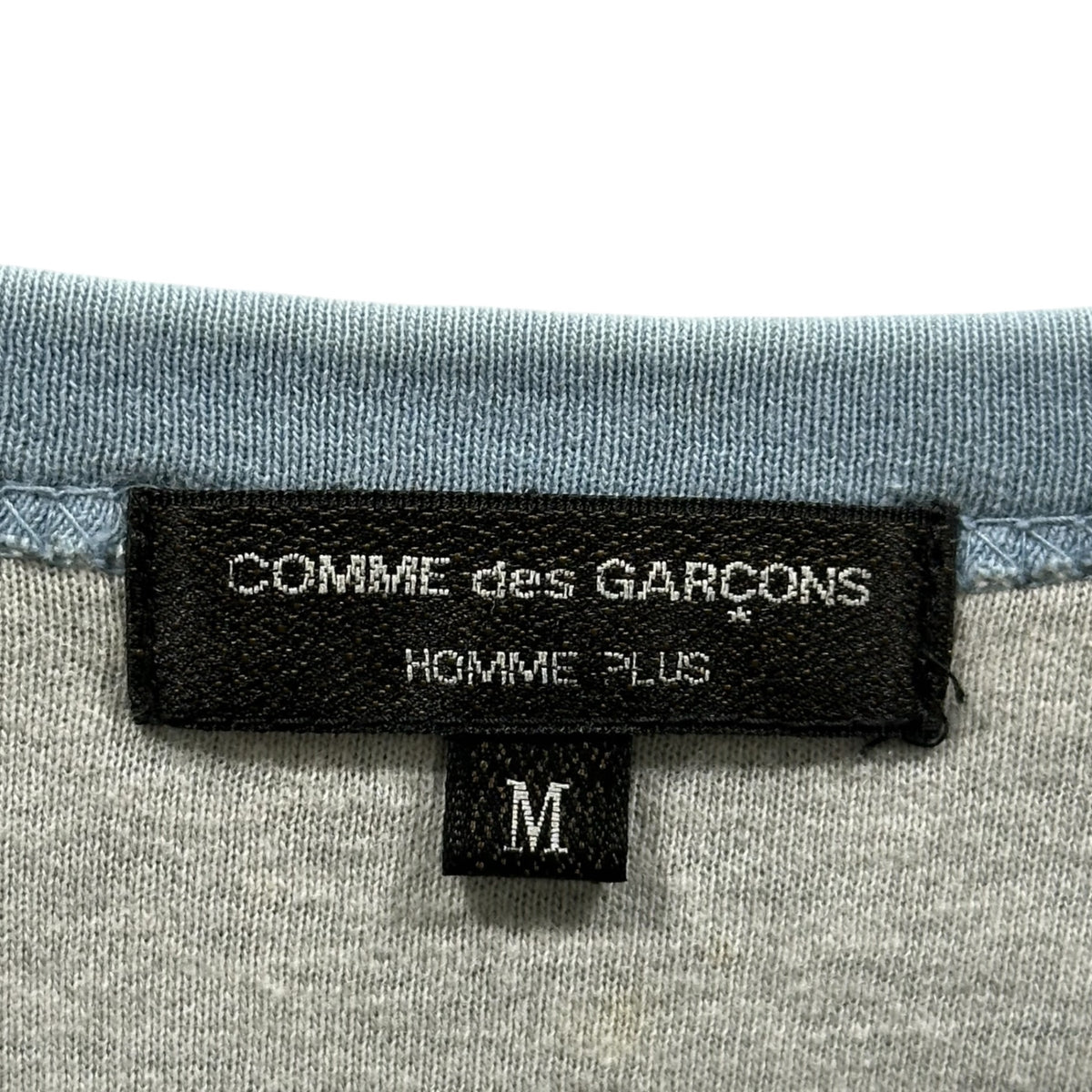COMME des GARCONS HOMME PLUS(コムデギャルソンオムプリュス) 2005AW Sports Tailoring Era Drawcord Sweatshirt スポーツ テーラーリング期 ドローコード スウェット PP-T003 M ライトブルー AD2005 00s アーカイブ