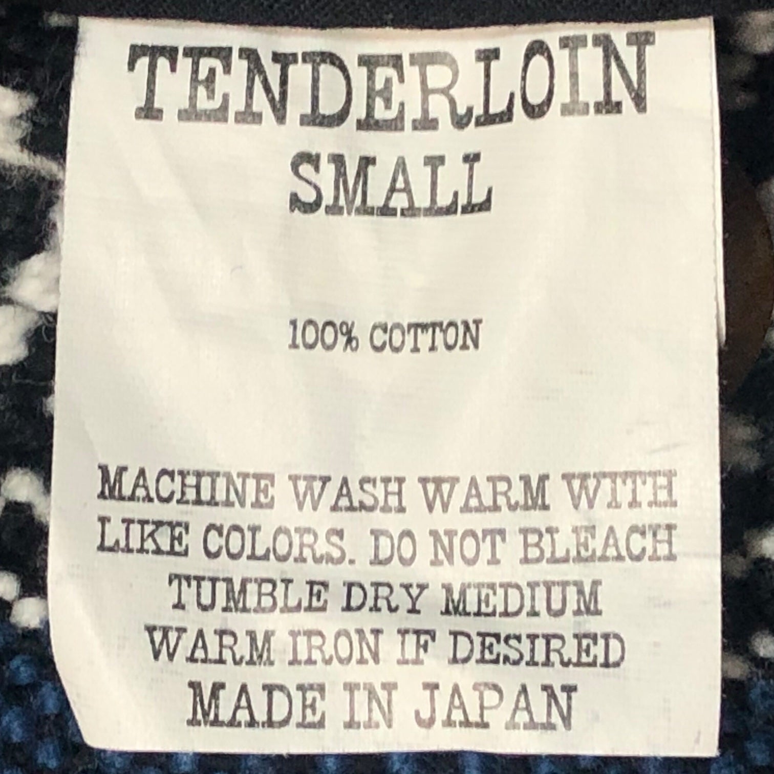 TENDERLOIN(テンダーロイン) NATIVE JACKET ネイティブ ジャケット 本店限定 メキシカン S ブルー