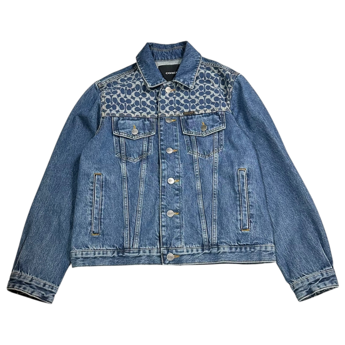 COACH(コーチ) 24AW Signature Denim Tracker シグネチャー デニム 