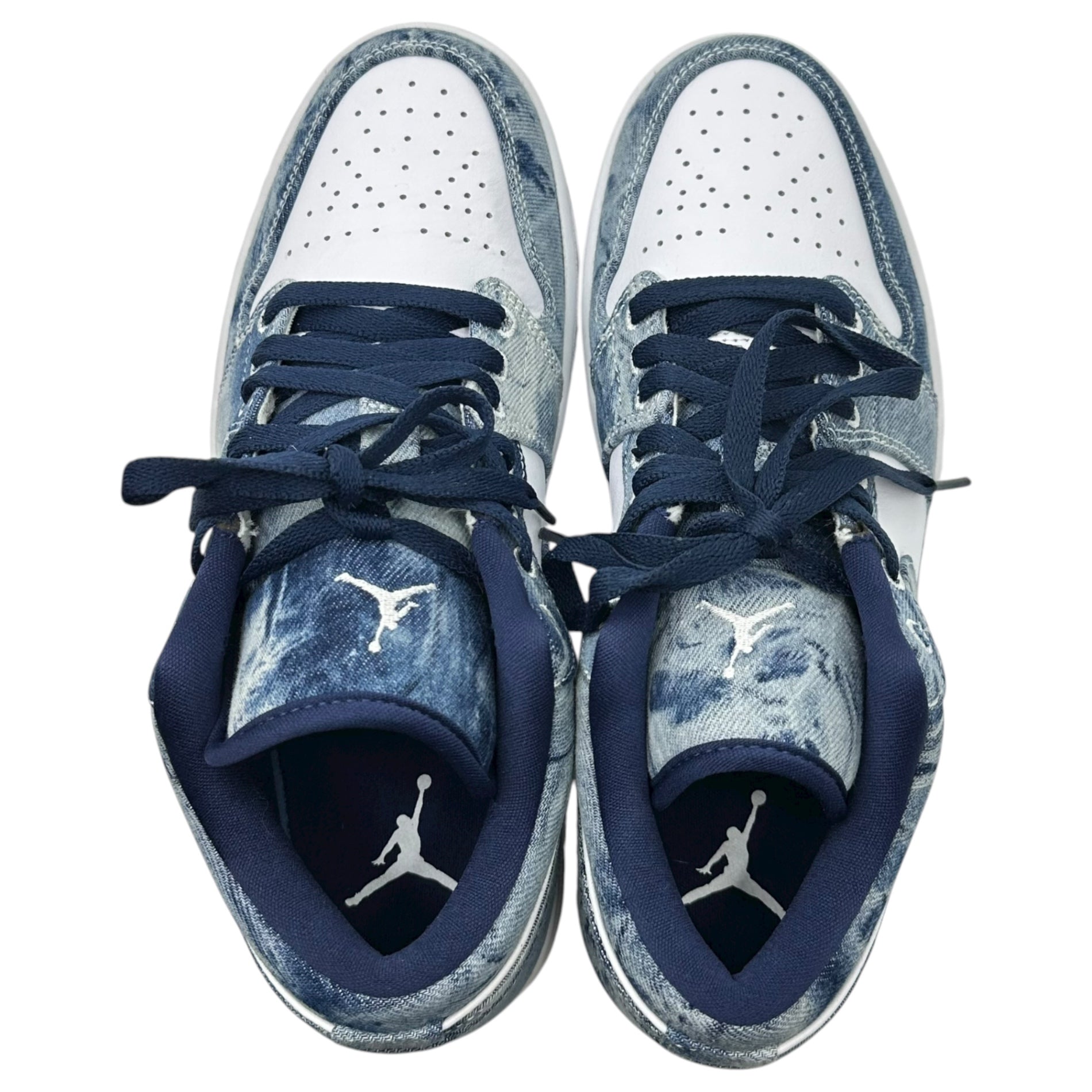 NIKE(ナイキ) Jordan Air Jordan 1 LOW SE "washed denim" エアジョーダン 1 ロー ウォッシュド デニム CZ8455-100 26.5cm ライトインディゴ×ホワイト ローカット スニーカー