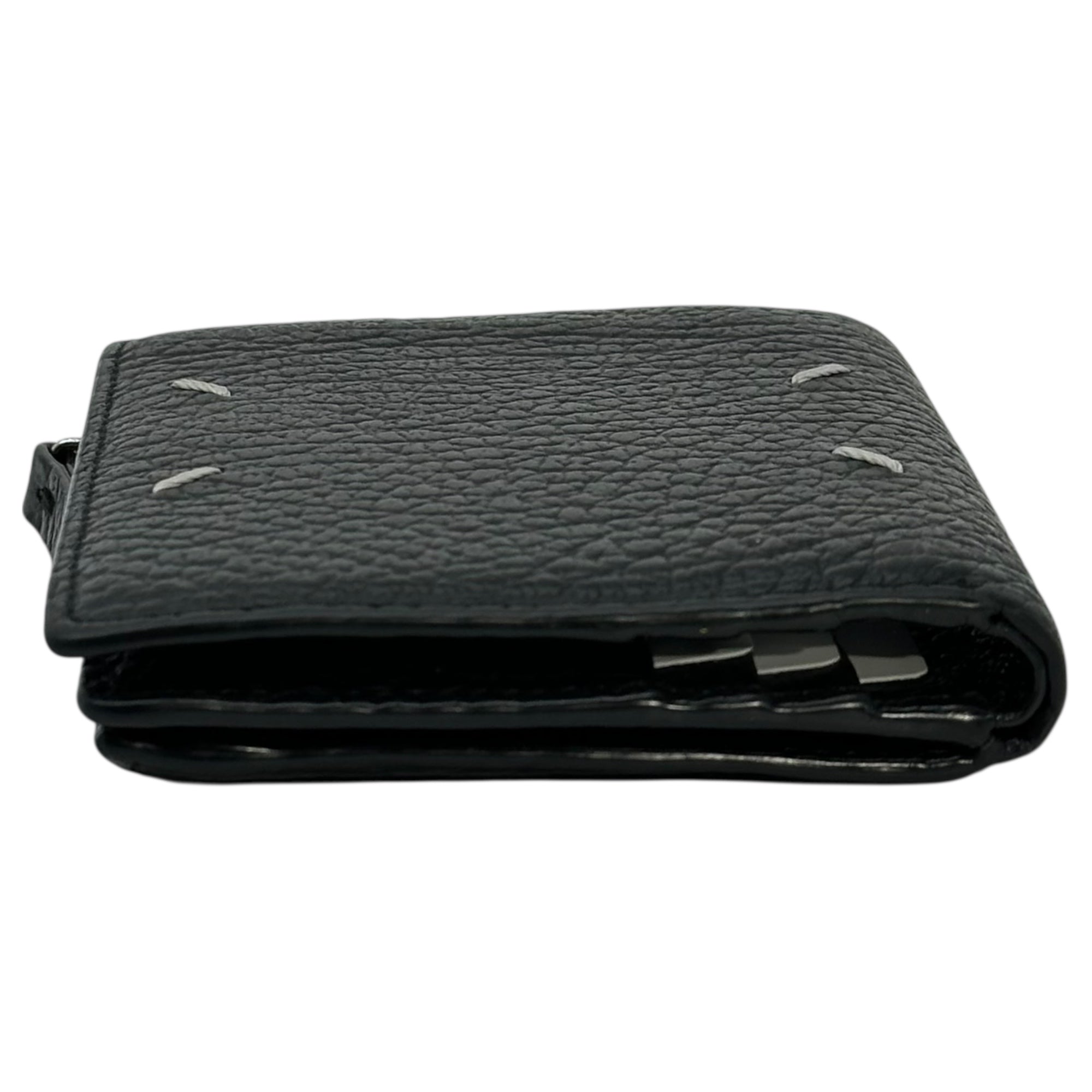 MAISON MARGIELA(メゾンマルジェラ) WALLET FLIP FLAP SMALL 二つ 折り財布 SA1UI0023 ブラック ミニ ウォレット