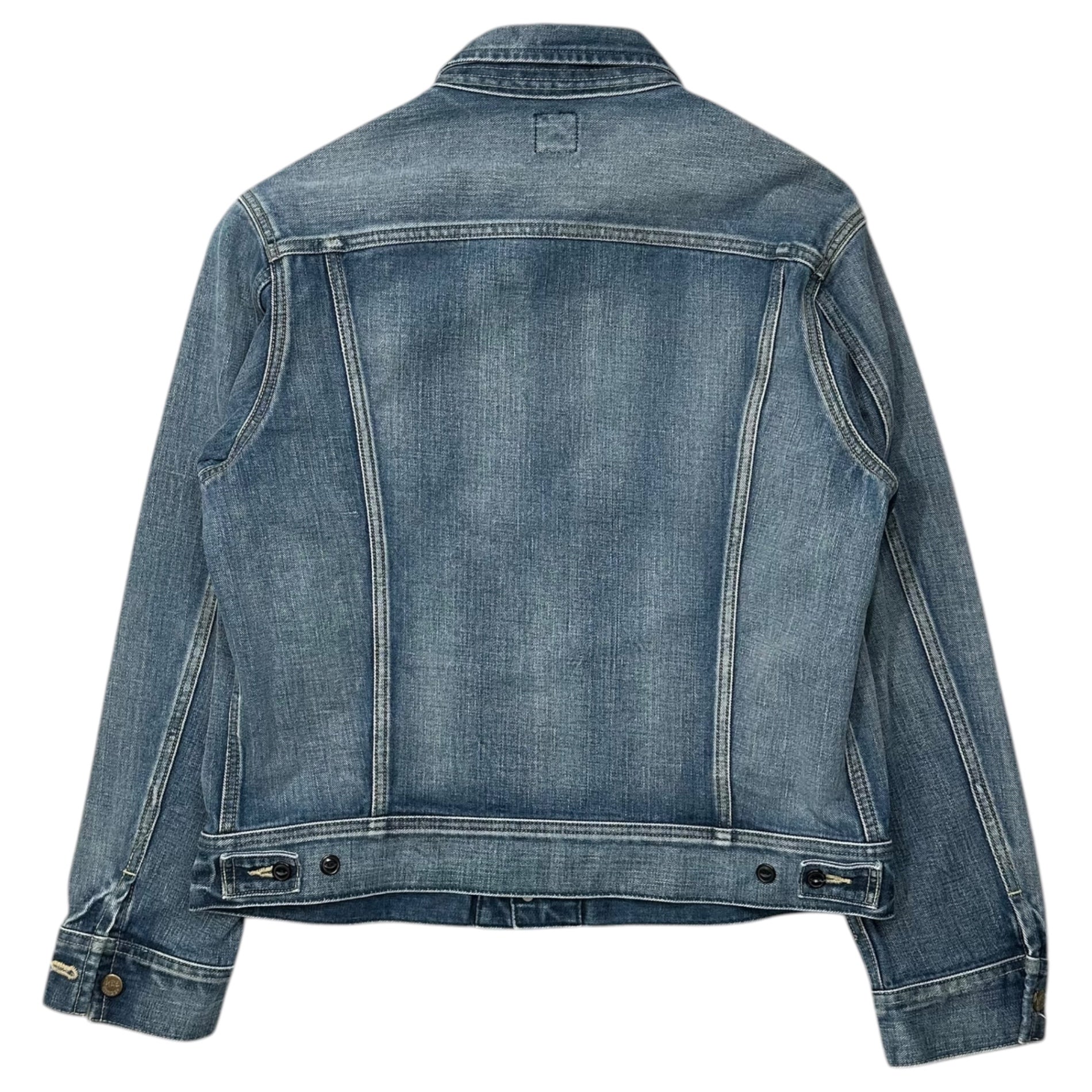LEE(リー) 101-J AMERICAN RIDERS JACKET ライダース デニム トラッカー ジャケット LM8100 L ライトインディゴ