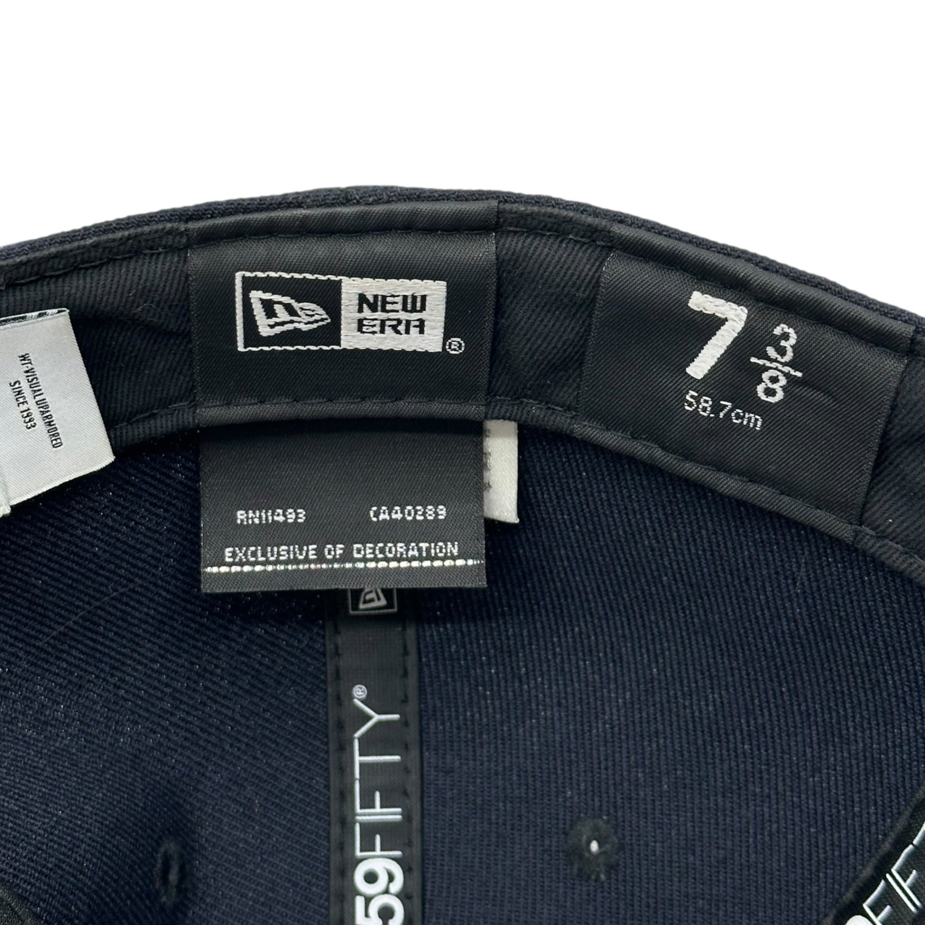 WTAPS×NEW ERA(ダブルタップス×ニューエラ) 21AW 59FIFTY LOW PROFILE/CAP/POLY.TWILL. ベースボール キャップ 221NENED-HT01 02 ネイビー