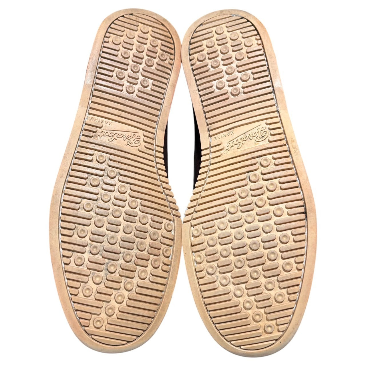 Paraboot×SOPHNET.(パラブーツ×ソフネット) BARTH moccasin deck shoes バース モカシン デッキ シューズ 表記消(28cm程度) ブラウン×アイボリー コラボ 別注