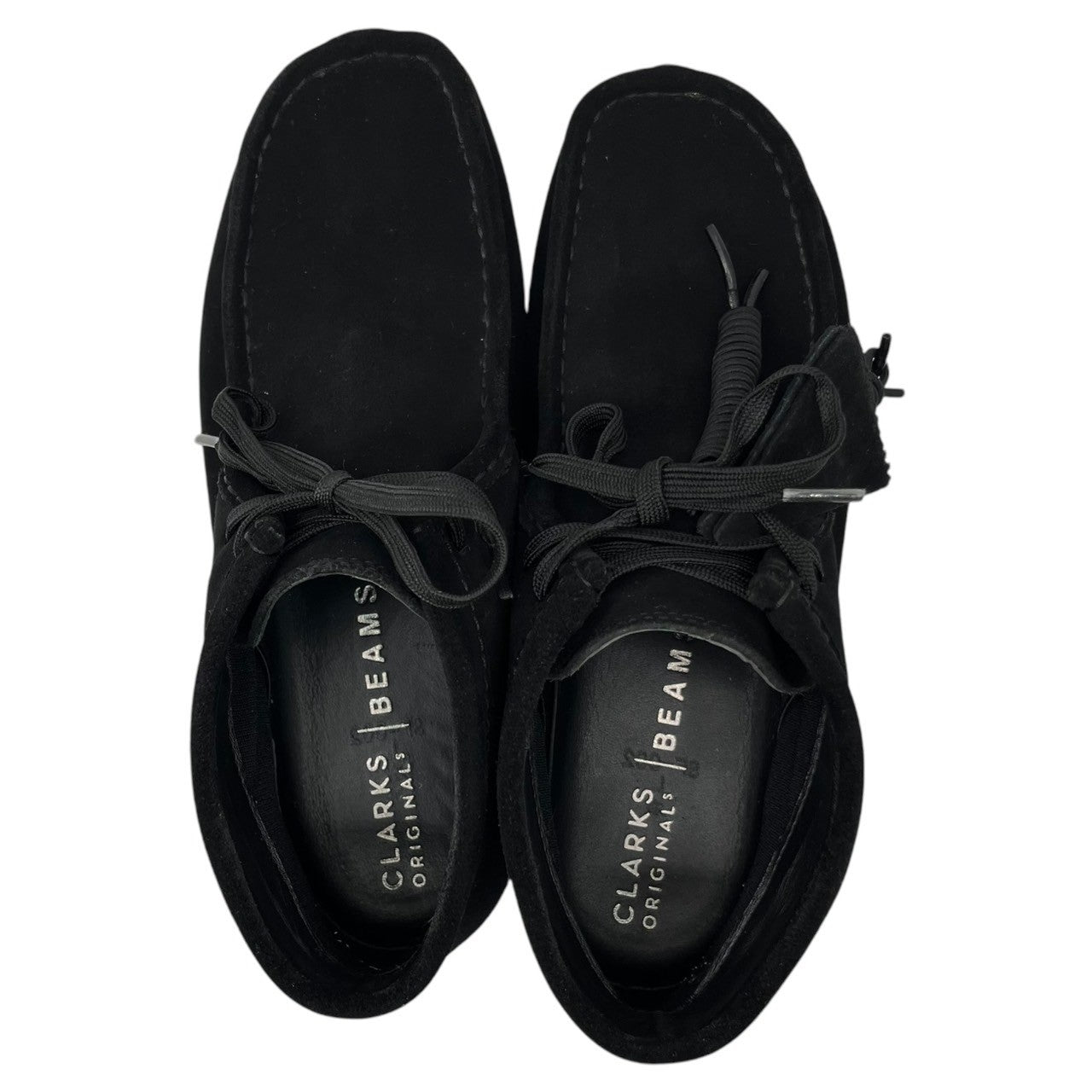 clarks(クラークス) BEAMS別注 Wallabee Boot GORE-TEX ワラビー ブーツ ゴアテックス 11-32-0629-100-19 US8(26cm) ブラック 箱付 スウェード デザート ブーツ 28005