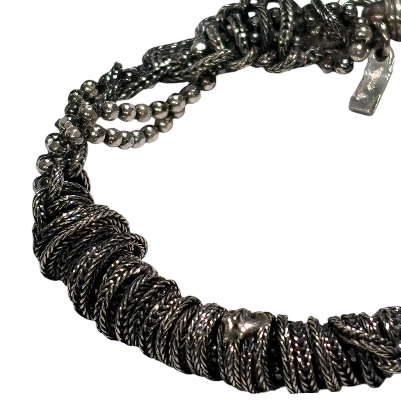 Emanuele Bicocchi(エマヌエーレビコッキ) 925 Silver Chimera Chain Bracelet シルバー キメラ チェーン ブレスレット シルバー