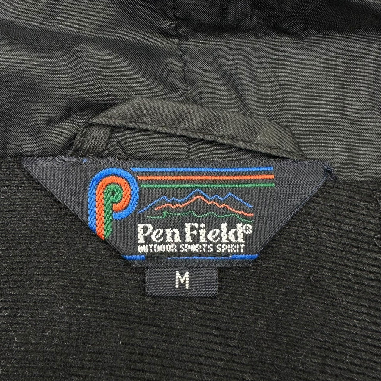 Penfield(ペンフィールド) nylon anorak hoodie ナイロン アノラック パーカー マウンテンパーカー ジャケット M ブラック
