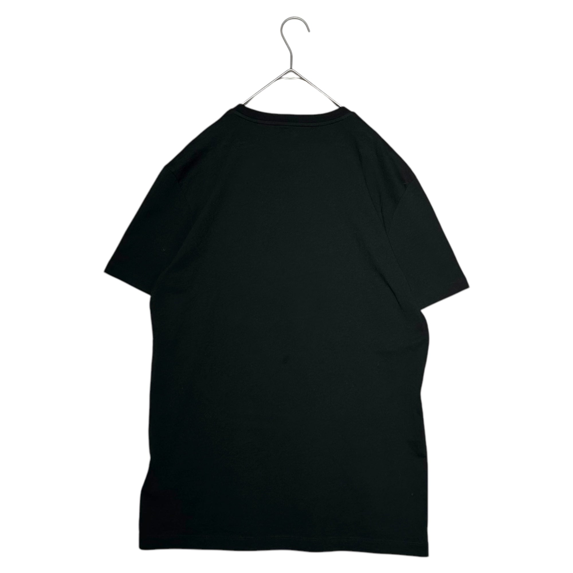 VERSACE(ヴェルサーチヴェルサーチェ) Box Embroidery Logo T-shirt ボックス 刺繍 ロゴ Tシャツ A89502S L ブラック