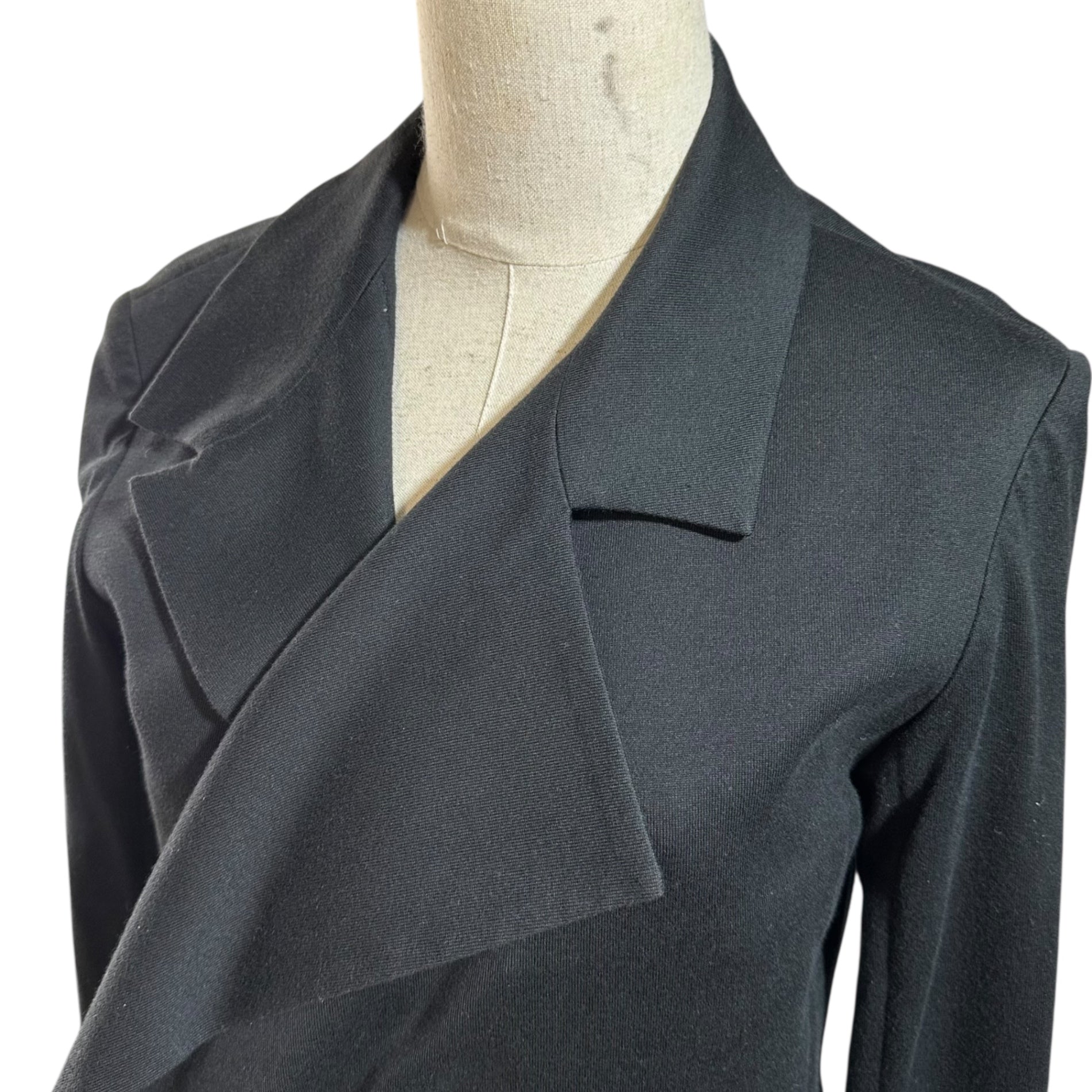 Ground Y(グラウンドワイ) 18SS Asymmetrical Jacket アシンメトリー 天竺 ジャケット GW-J01-011 1 ブラック テーラード