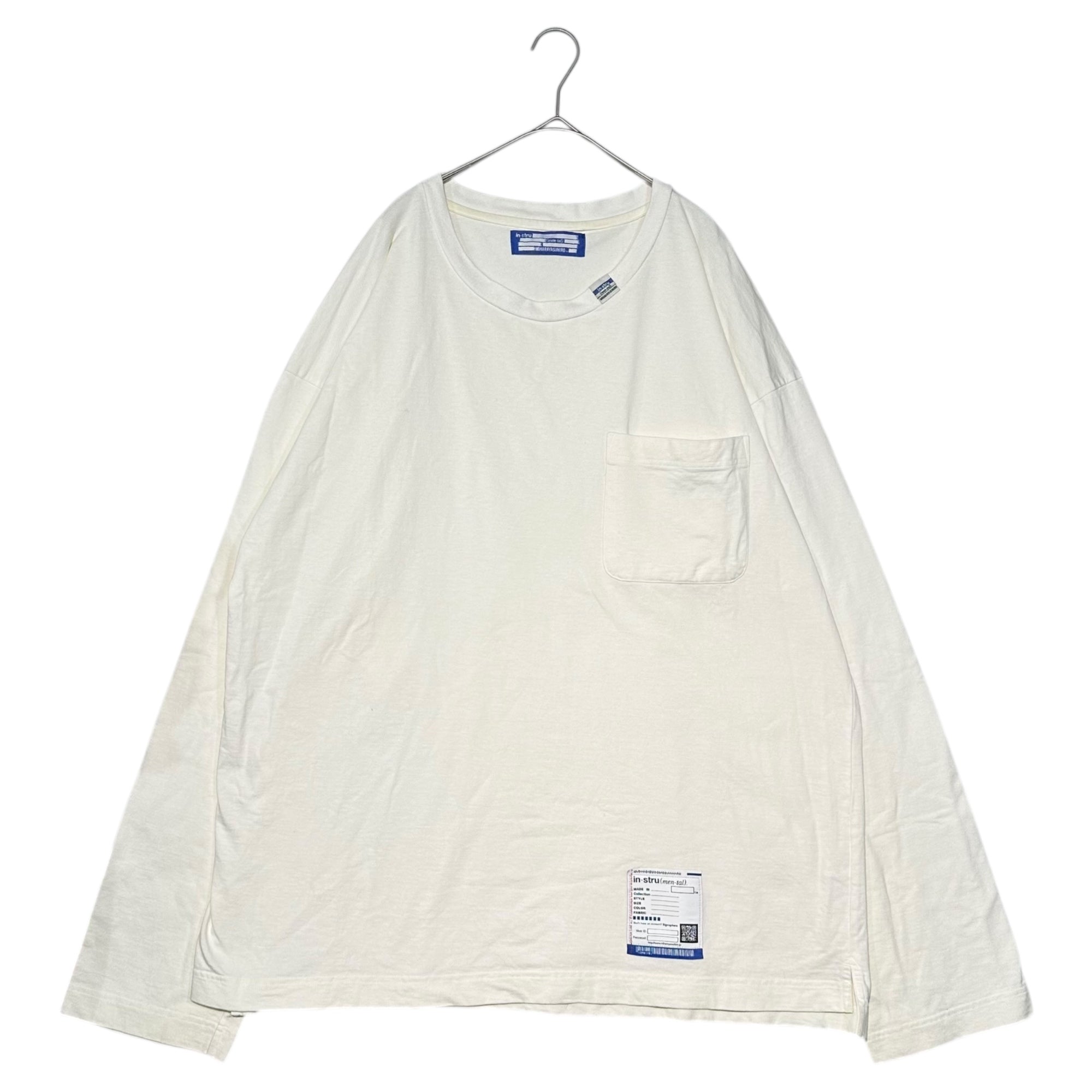 Maison MIHARA YASUHIRO(メゾンミハラヤスヒロ) Heavy Weight L/S T-shirt ヘビーウェイト 長袖 Tシャツ I06LT502 52 ホワイト