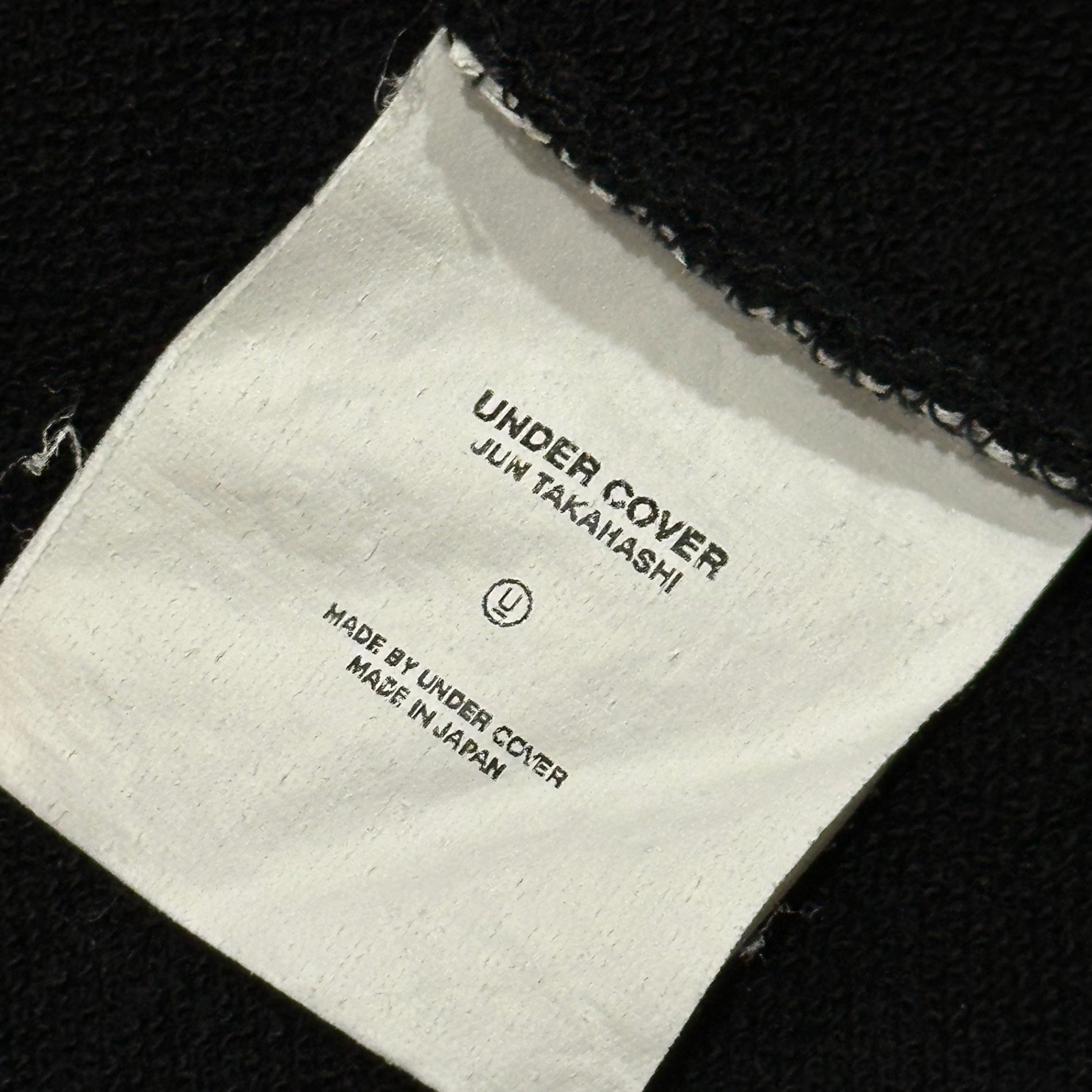 UNDERCOVERISM(アンダーカバイズム) 2003SS ”SCAB” Crust All-over Print T-shirt スキャブ期 クラスト 総柄 7分丈 Tシャツ U230 M ブラック×グレー 00's
