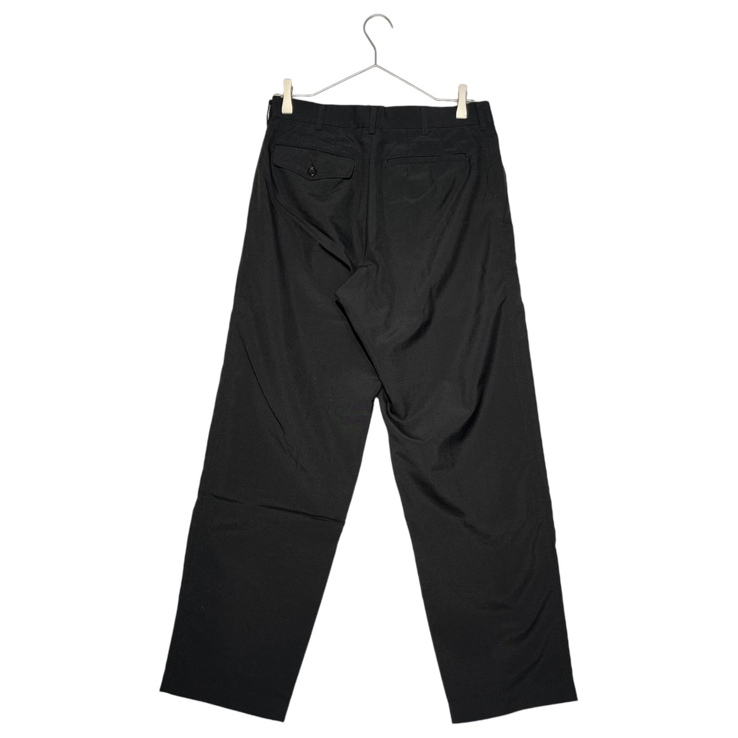 COMME des GARCONS HOMME(コムデギャルソンオム) 18SS Polywool center press pants ポリエステル ウール センタープレス パンツ HA-P001 XS ブラック AD2017 スラックス