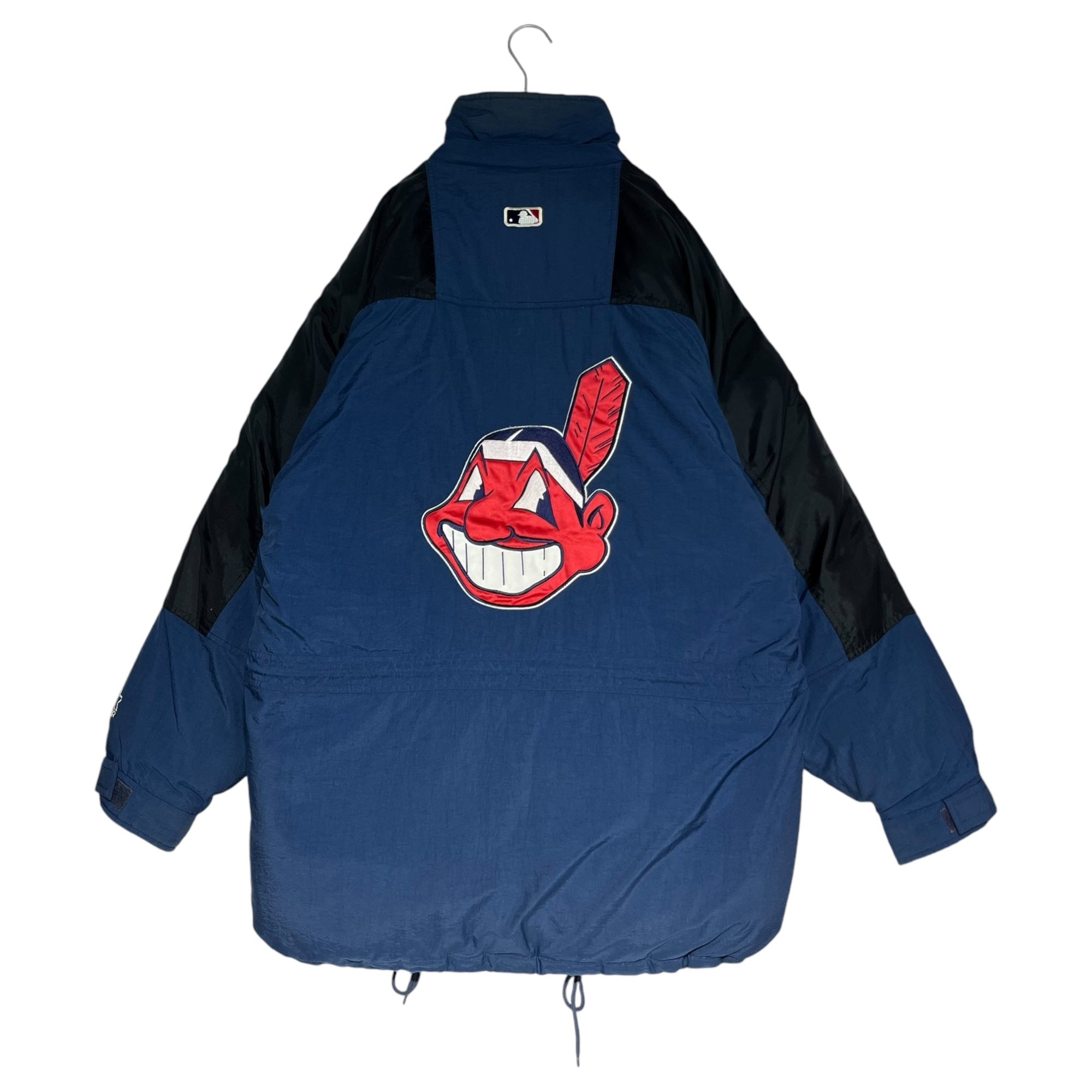 STARTER(スターター) 90's Diamond COLLECTION Indians down jacket ダイアモンド コレクション インディアンズ ダウンジャケット 90年代 L ネイビー